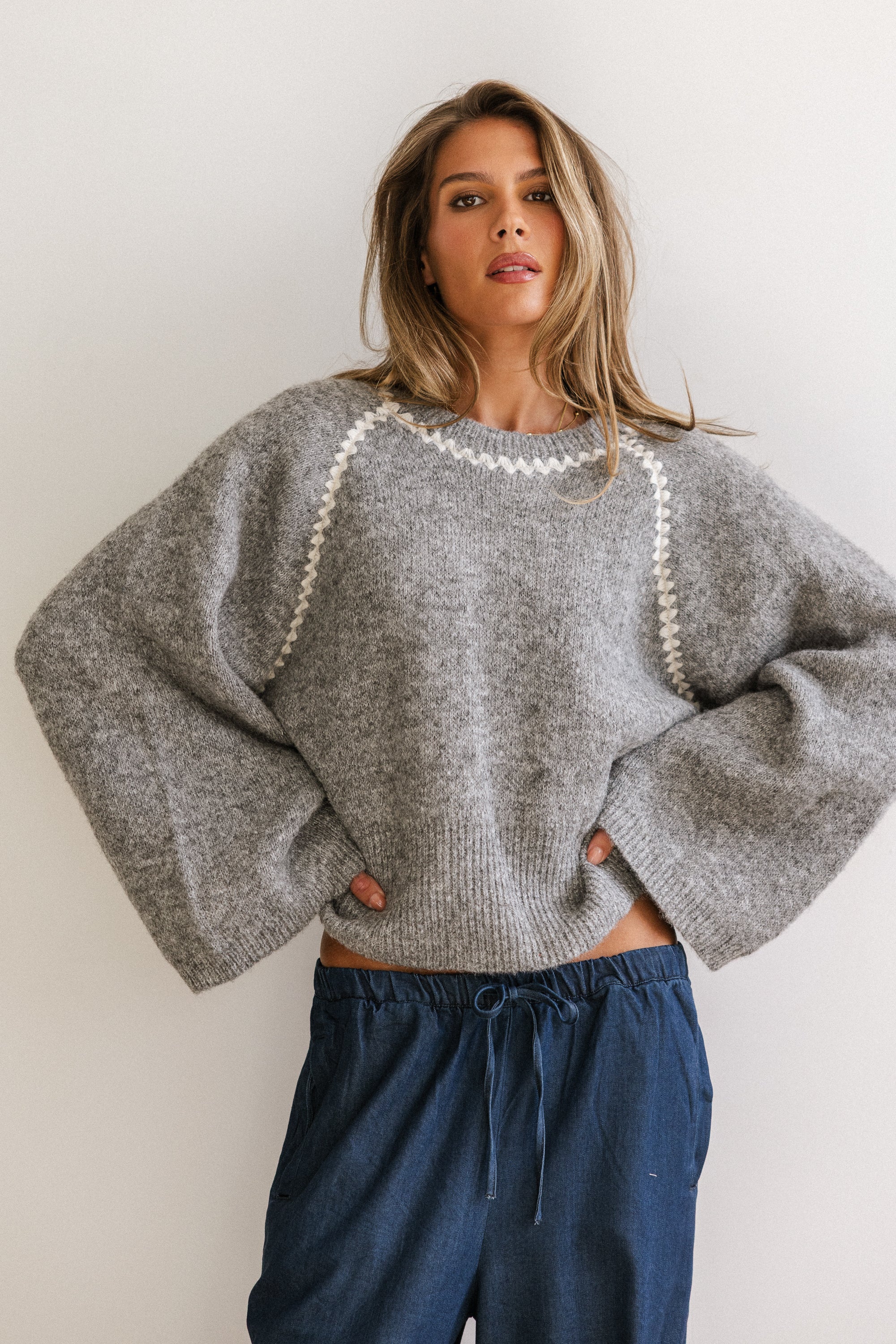 Maddy Ric Rac Knit Sweater - Image 4