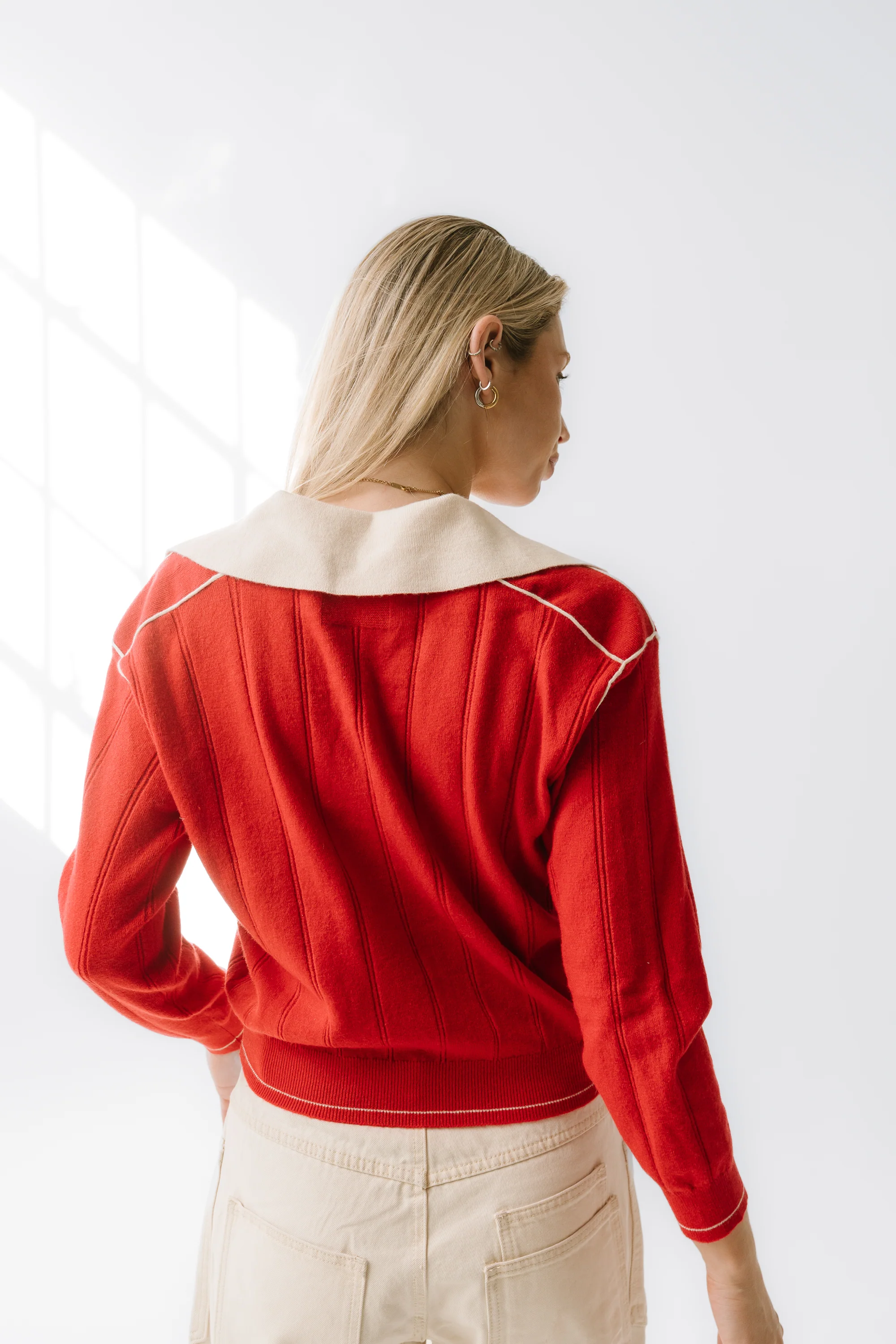 Maggie Contrast Sweater - FINAL SALE - Image 3
