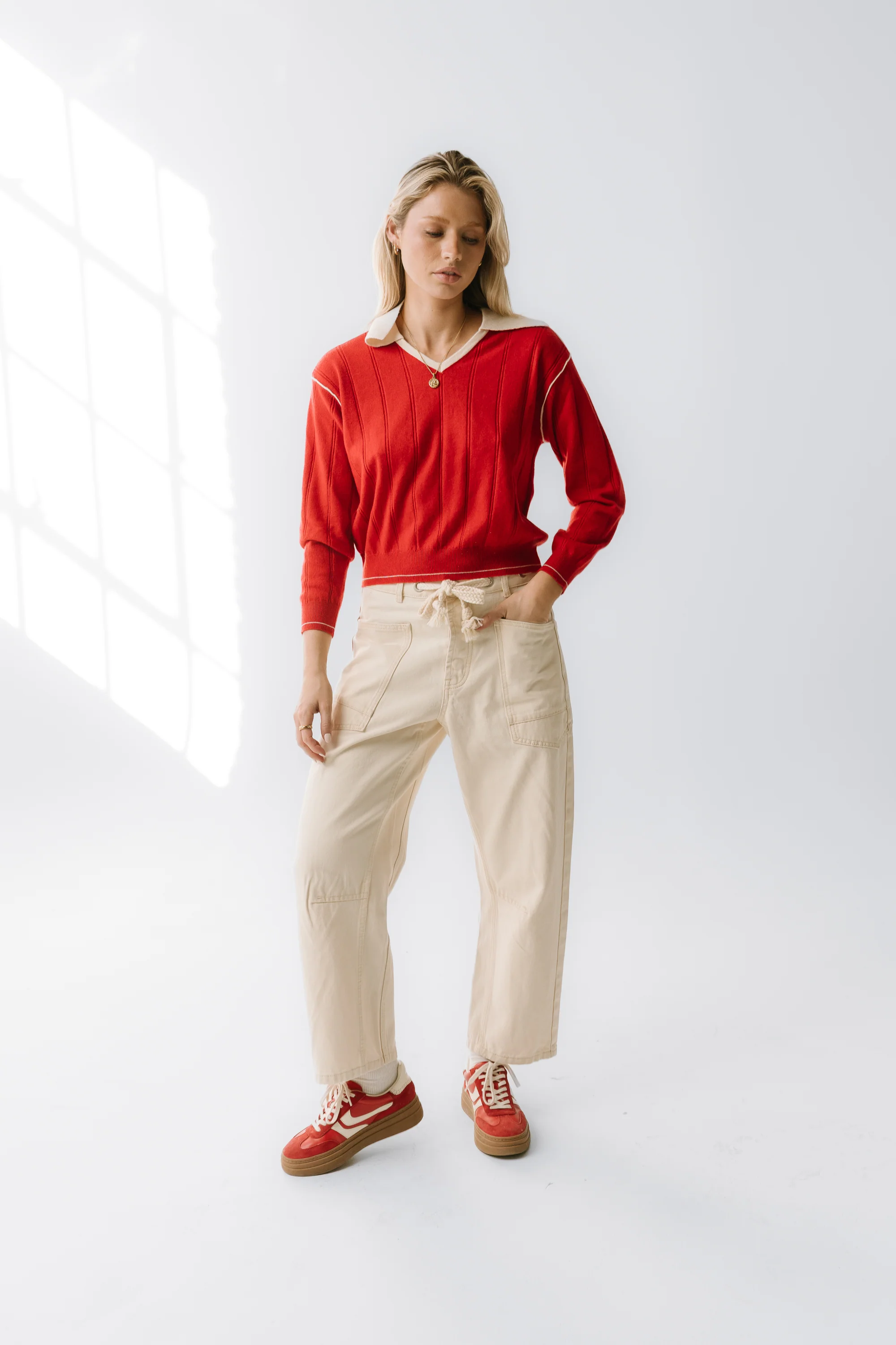 Maggie Contrast Sweater - FINAL SALE - Image 5