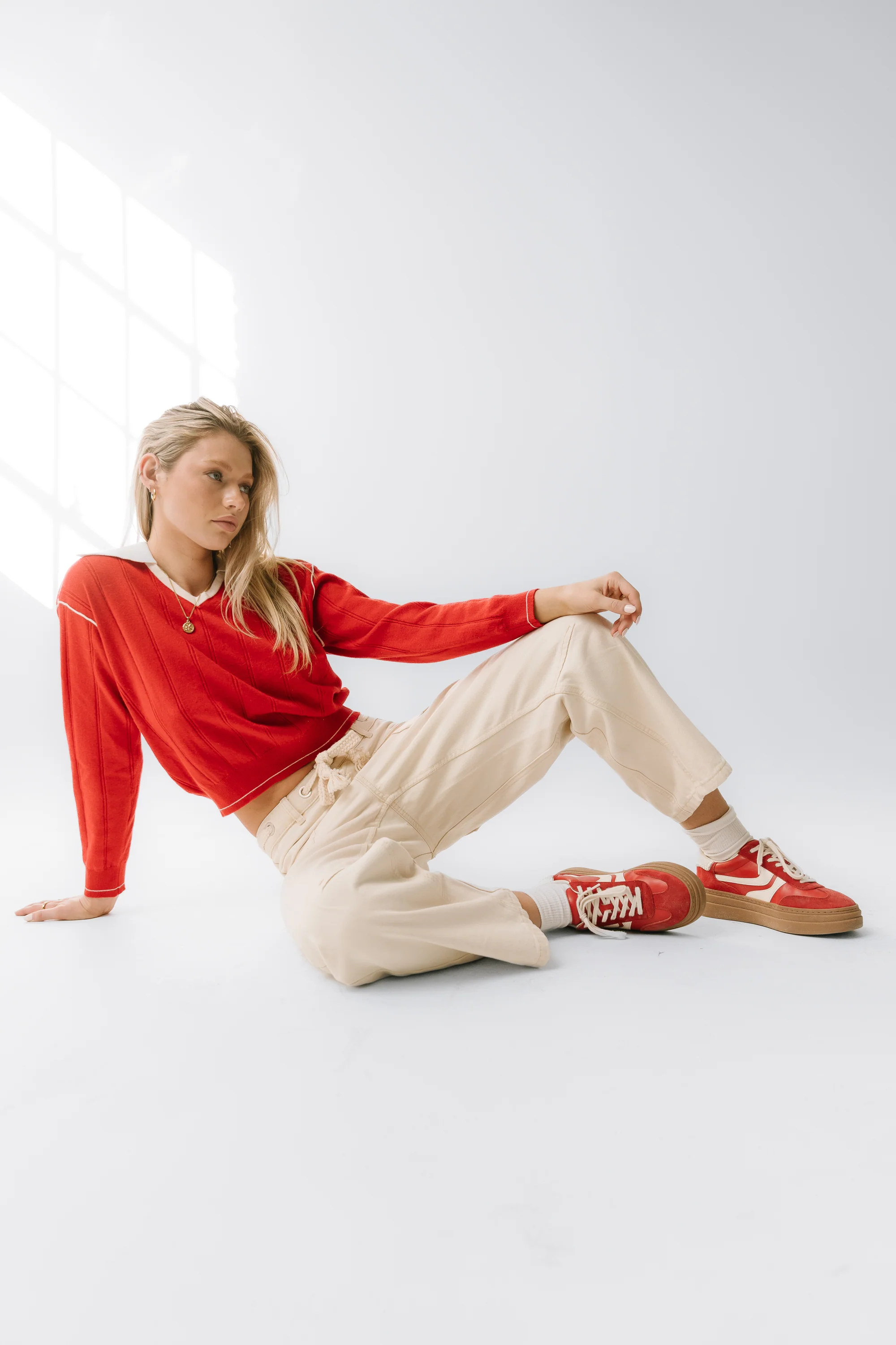 Maggie Contrast Sweater - FINAL SALE - Image 6