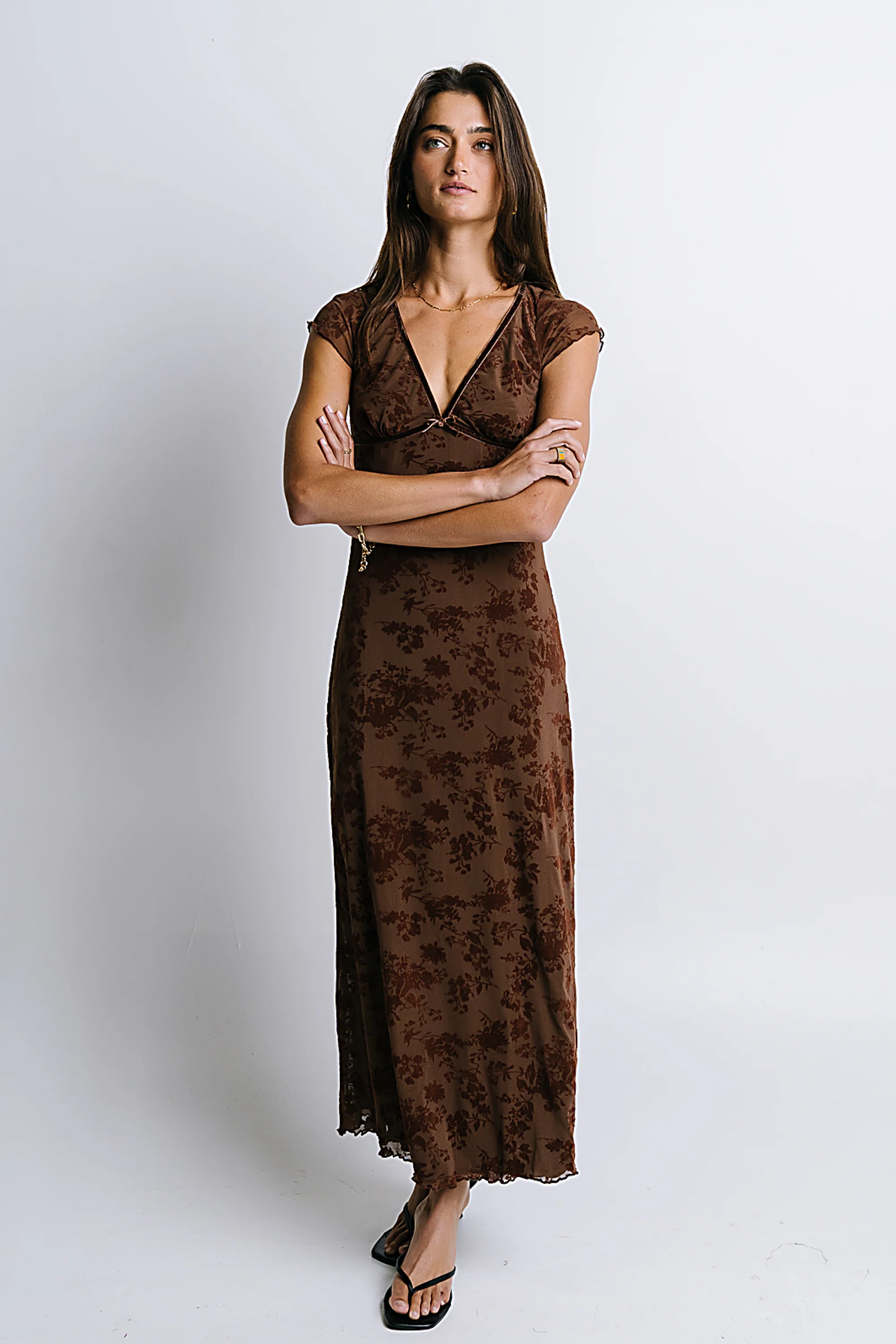 Maggie Floral Midi Dress - FINAL SALE - Image 6