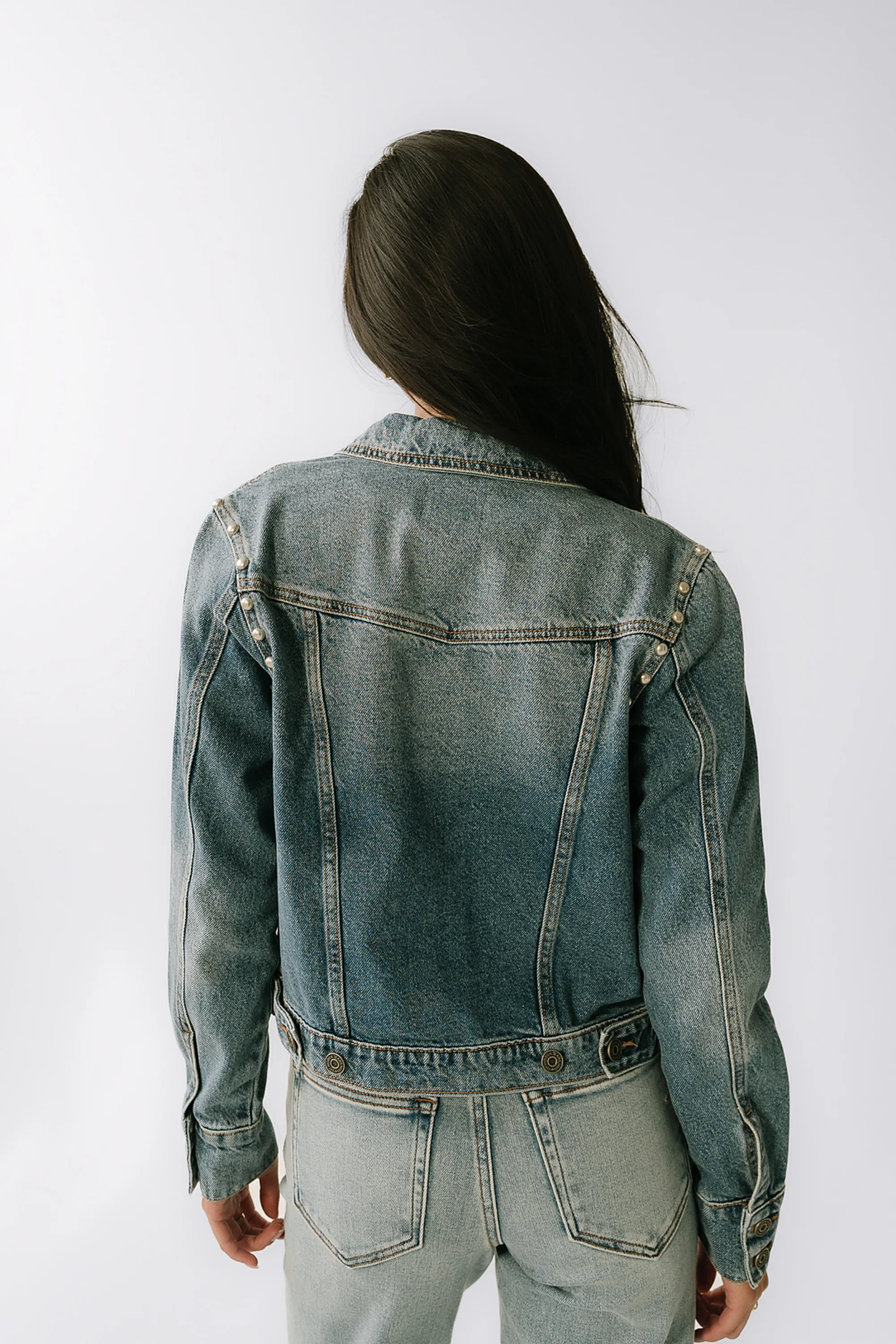 Majorca Studded Denim Jacket - Image 10
