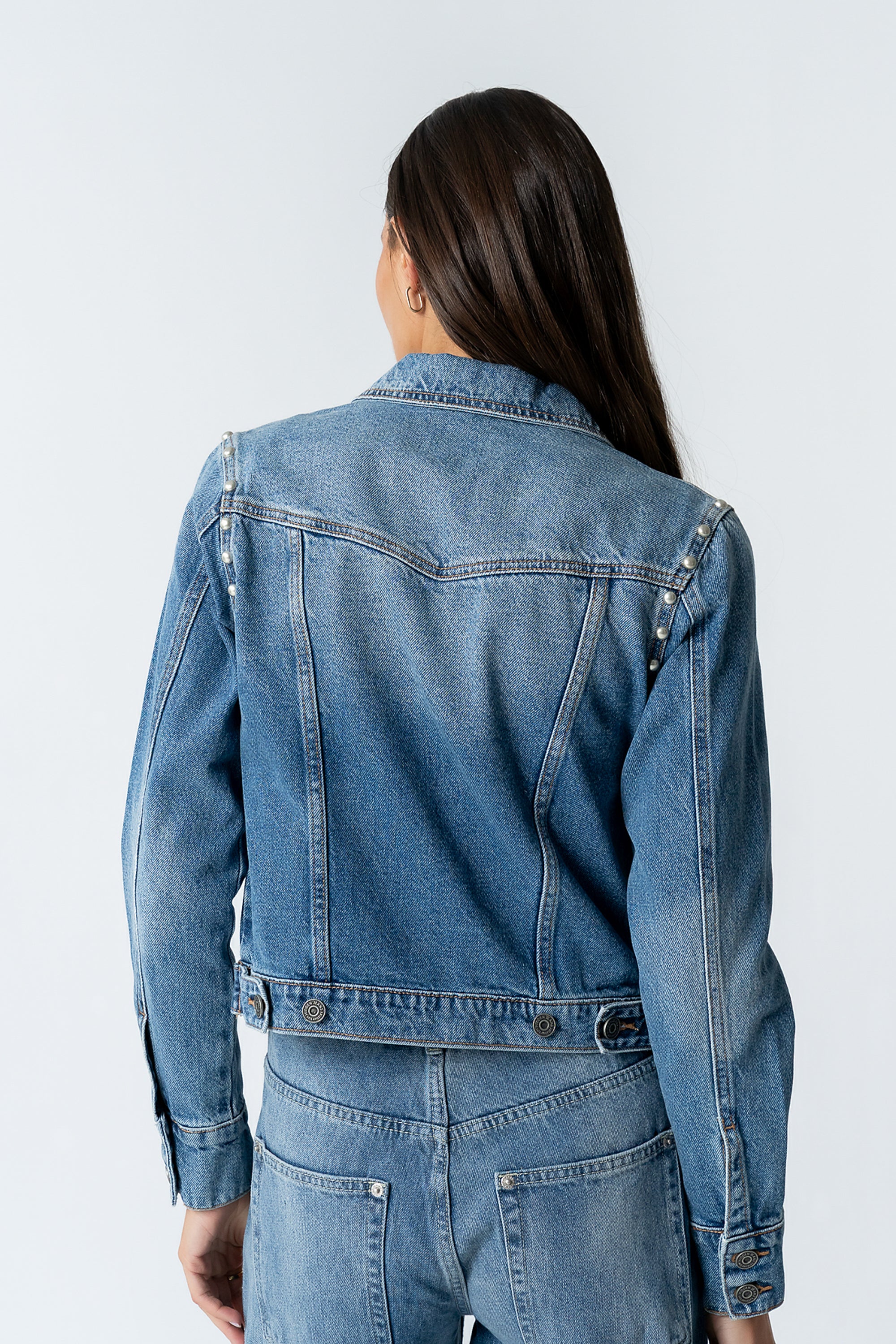 Majorca Studded Denim Jacket - Image 5