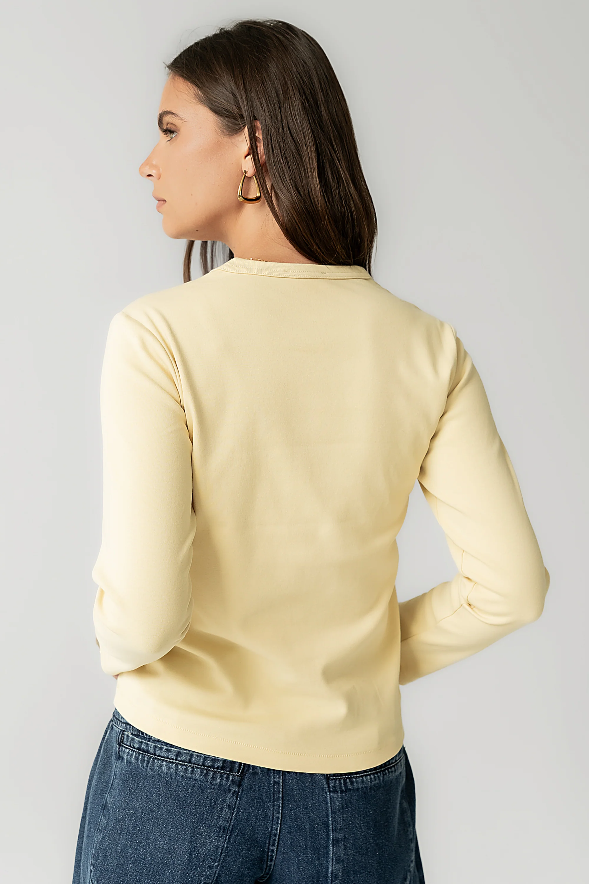 Makayla Shirt in Yellow - Image 3