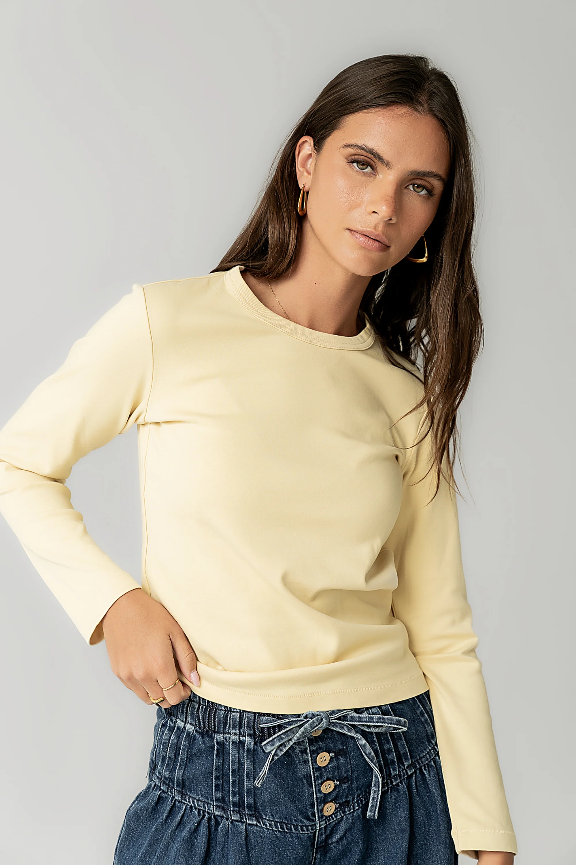 Makayla Shirt in Yellow - Image 5