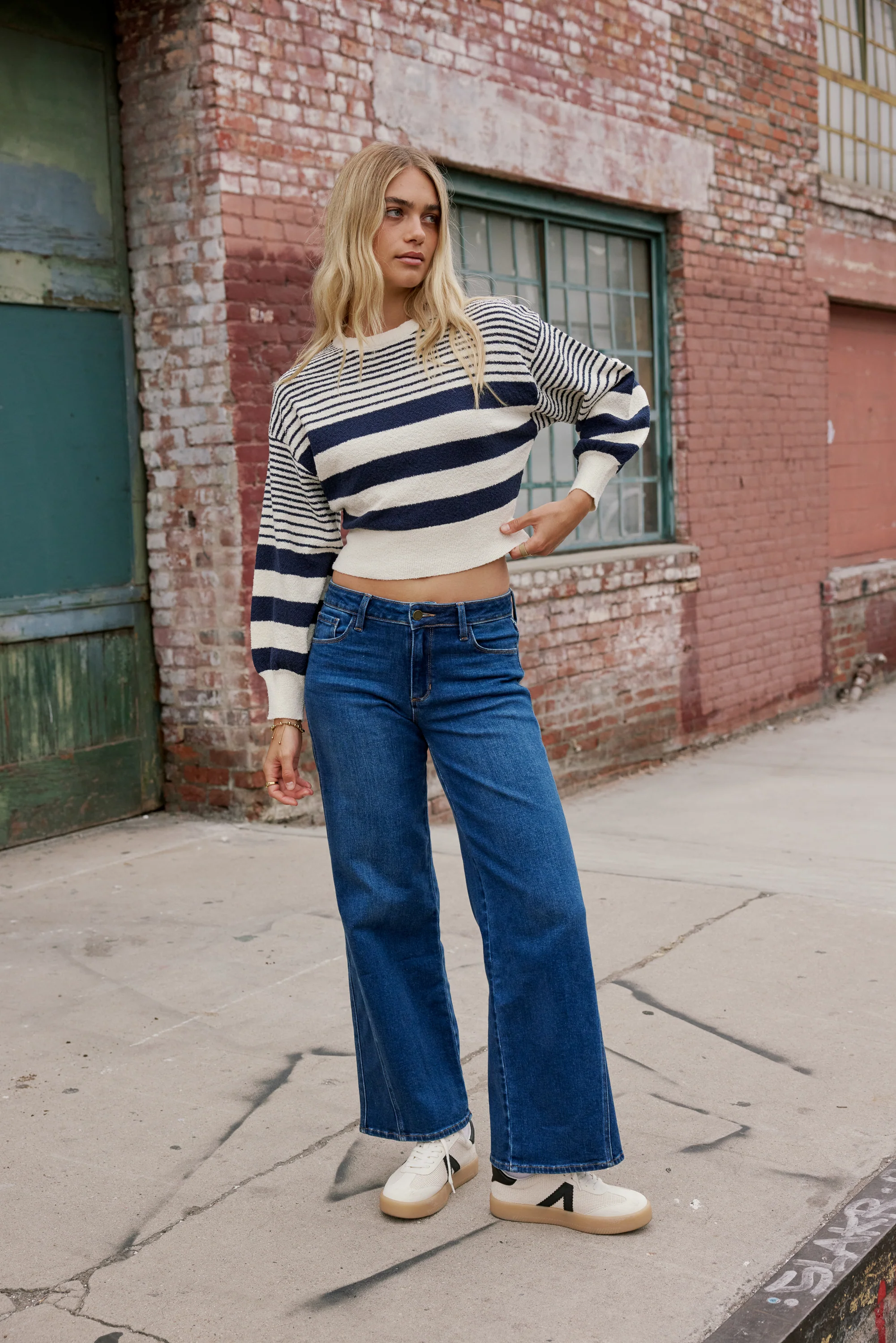 Malani Striped Sweater - FINAL SALE - Image 2