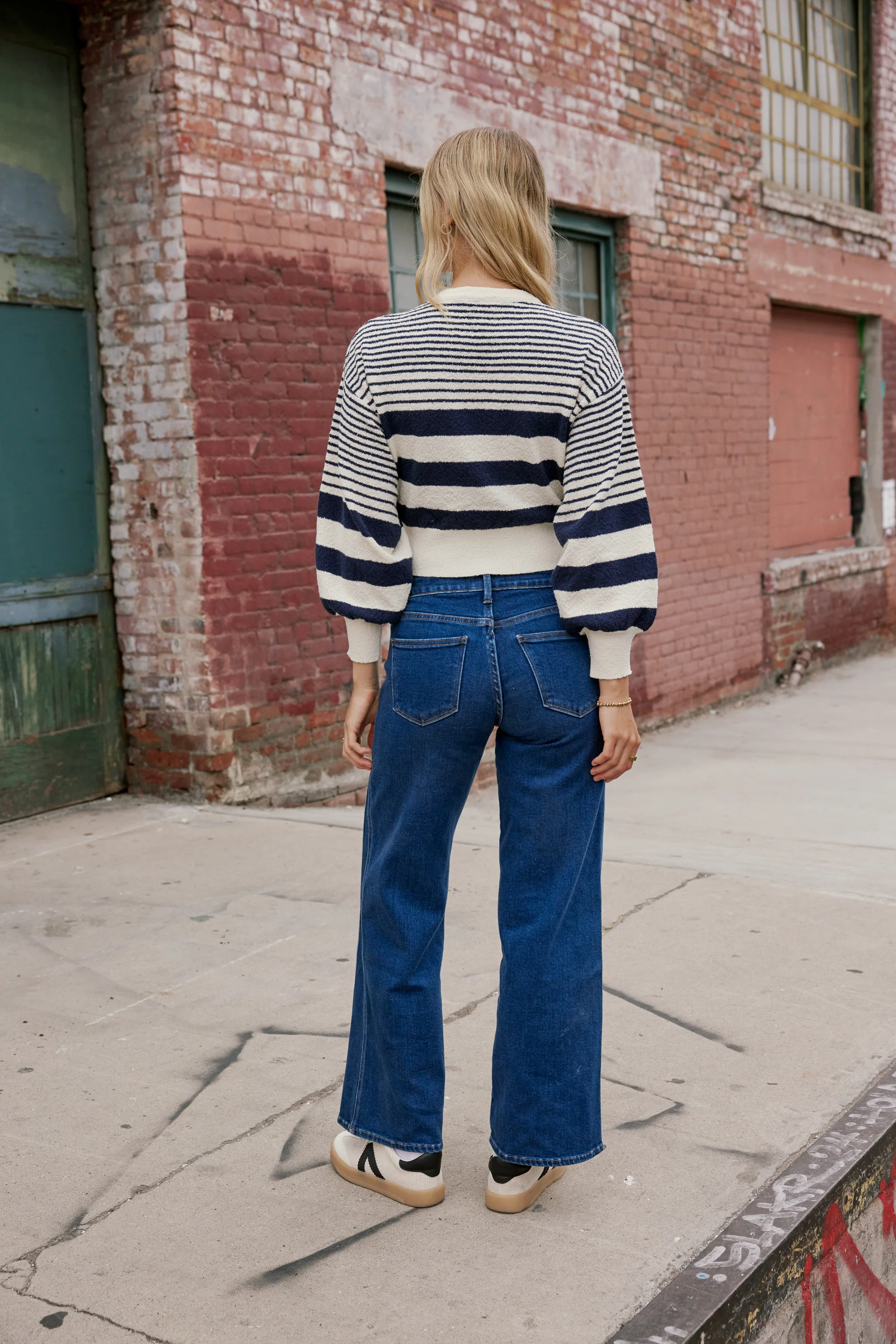 Malani Striped Sweater - FINAL SALE - Image 3