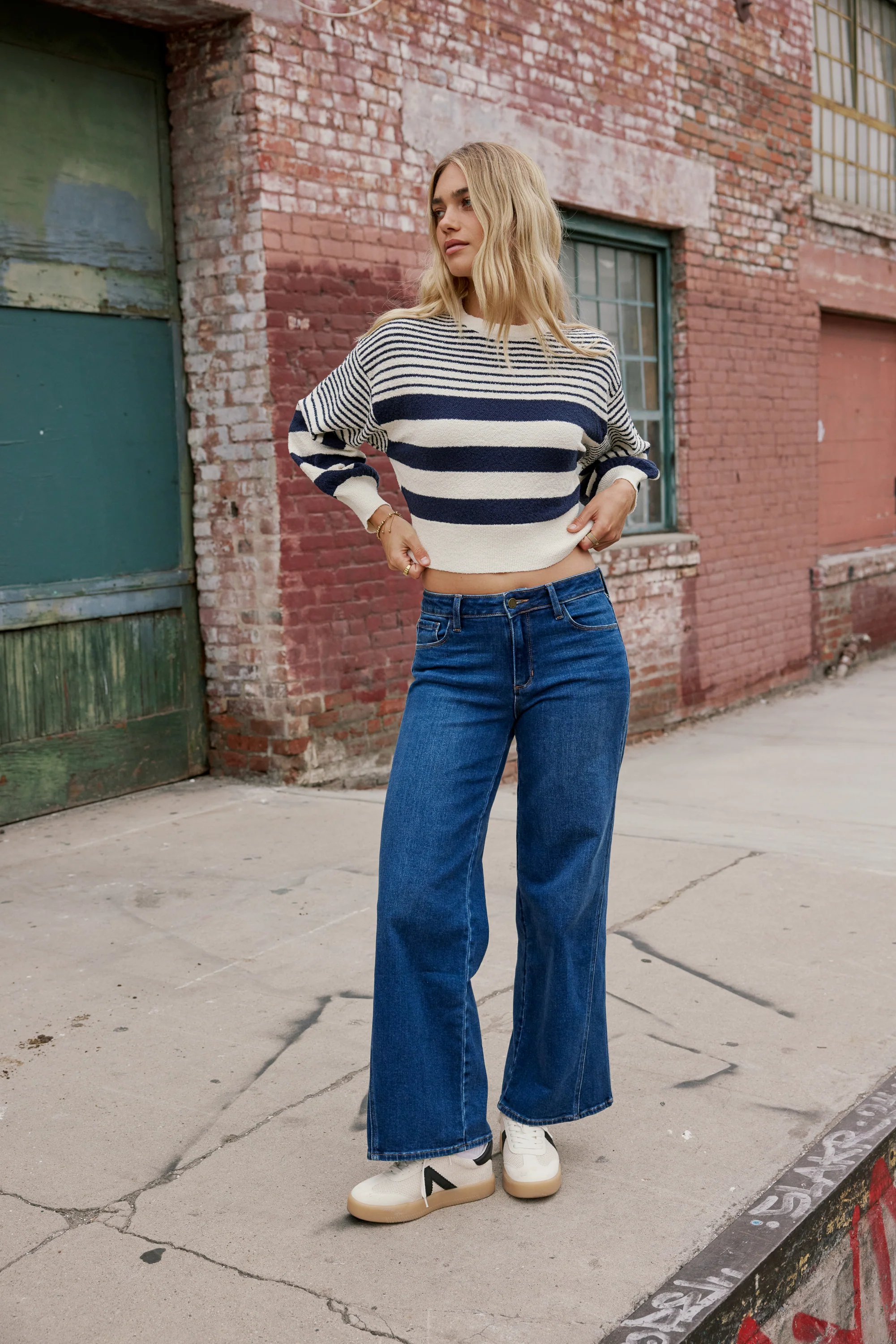 Malani Striped Sweater - FINAL SALE - Image 7