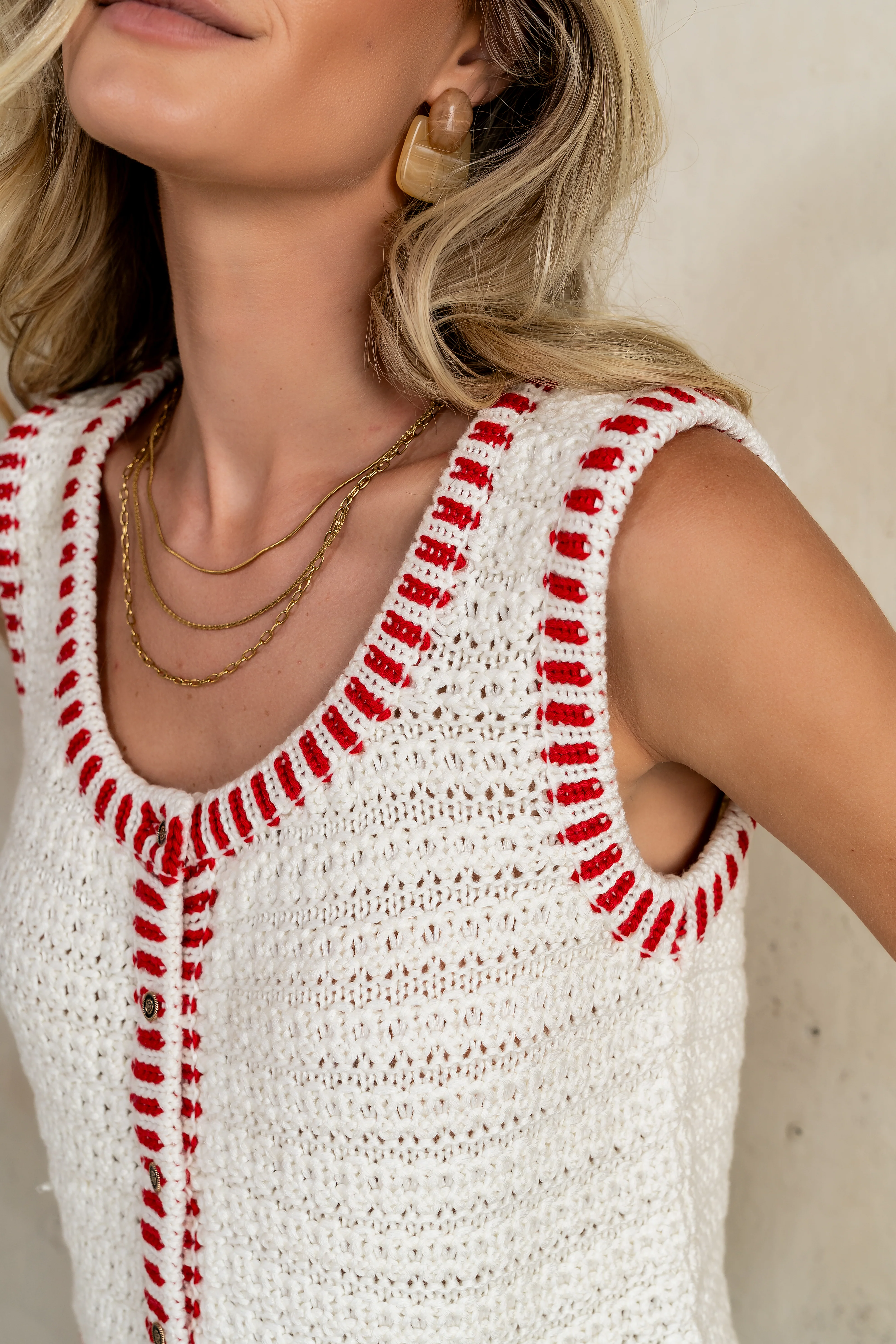 Malia Knit Tank in Ivory - FINAL SALE - Image 2