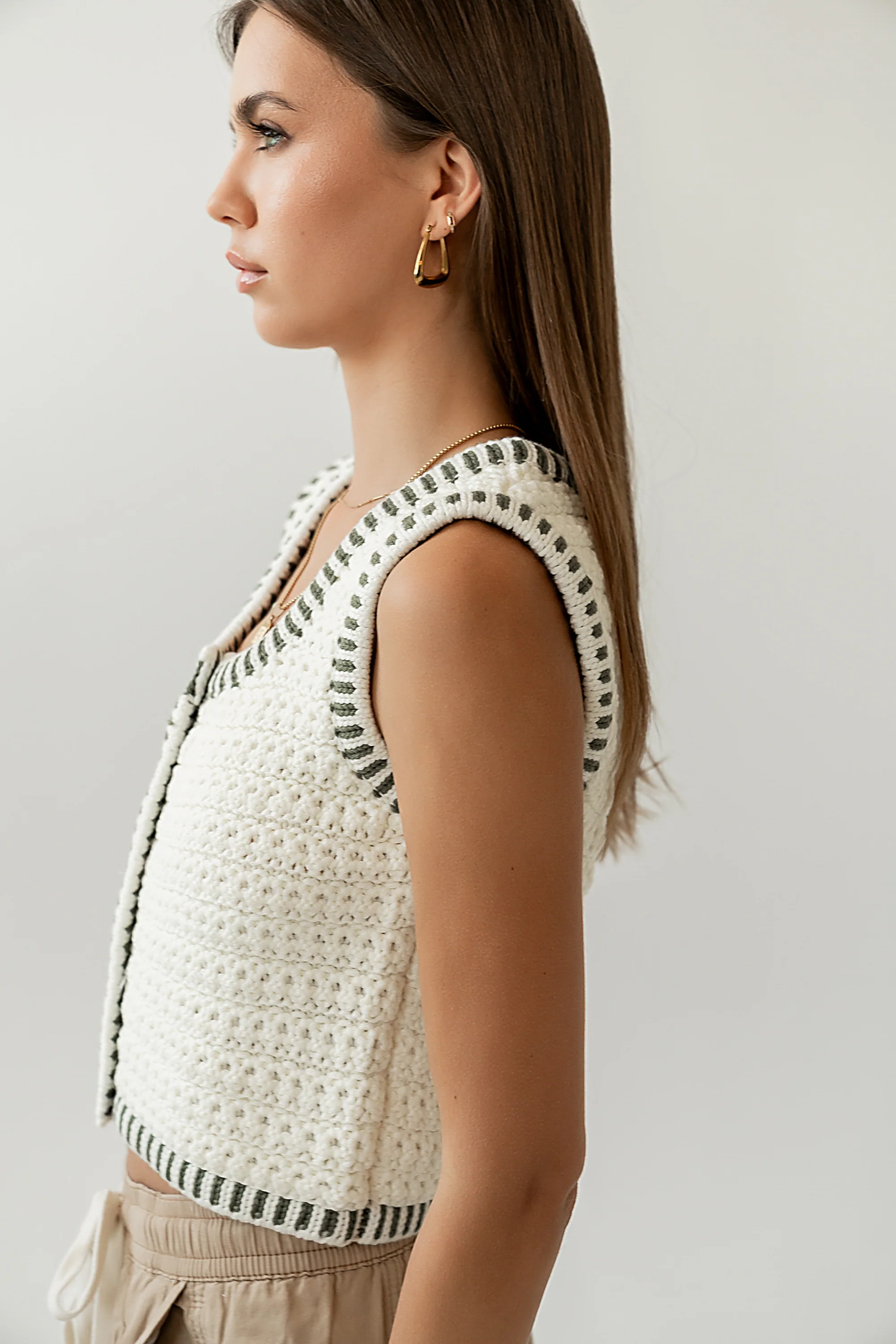 Malia Knit Tank in Olive - FINAL SALE - Image 5