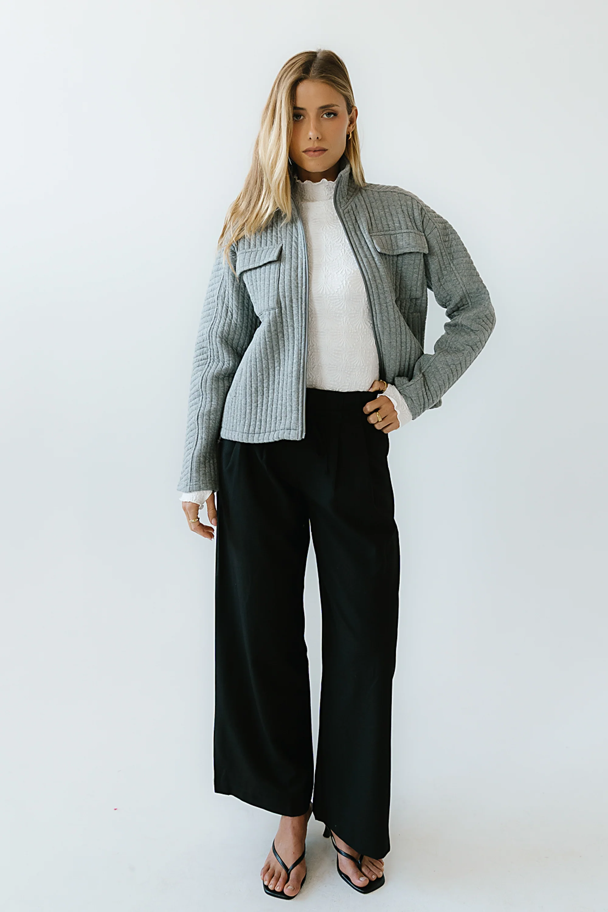 Mandy Pleated Wide Leg Pants - Image 2