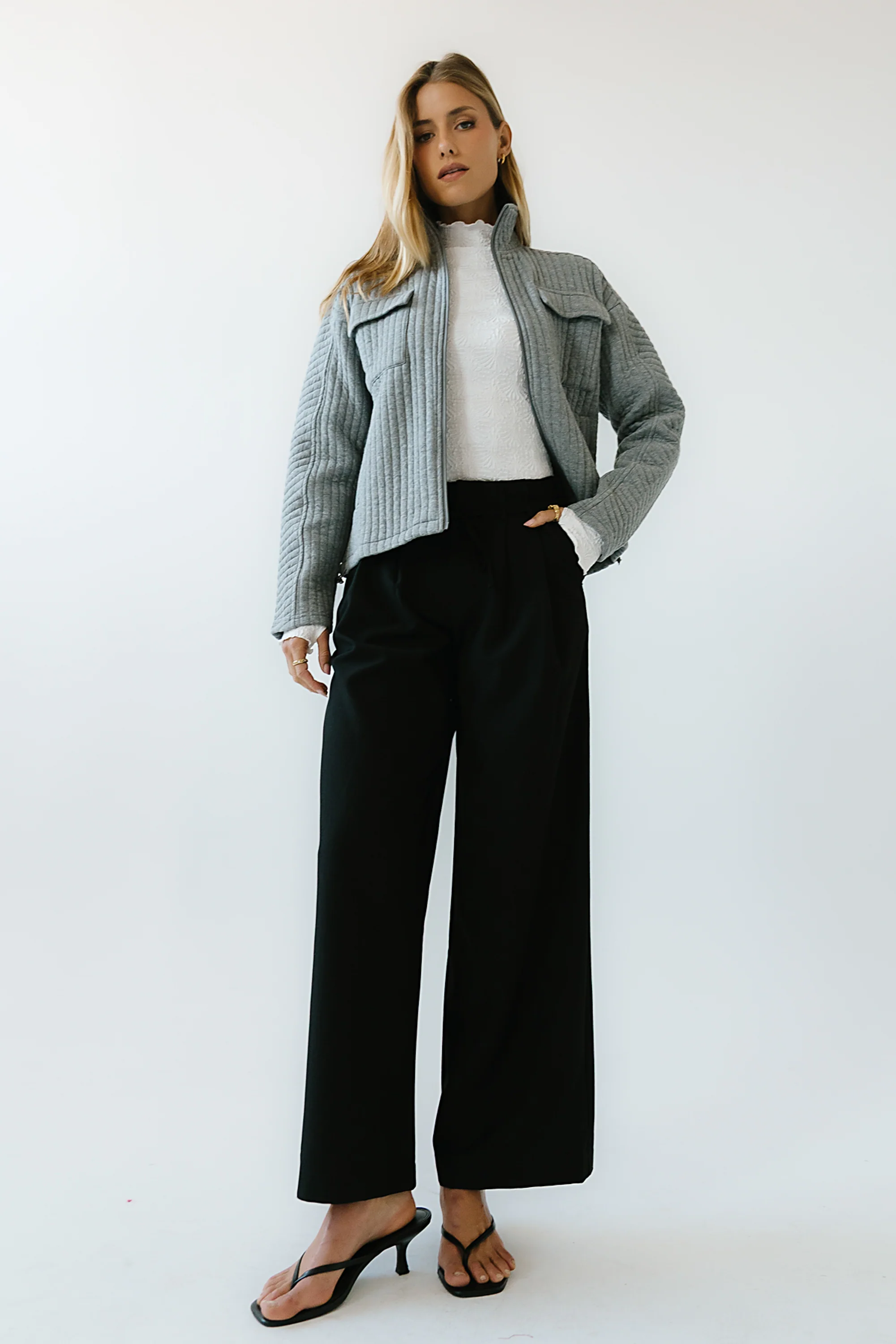 Mandy Pleated Wide Leg Pants - Image 5