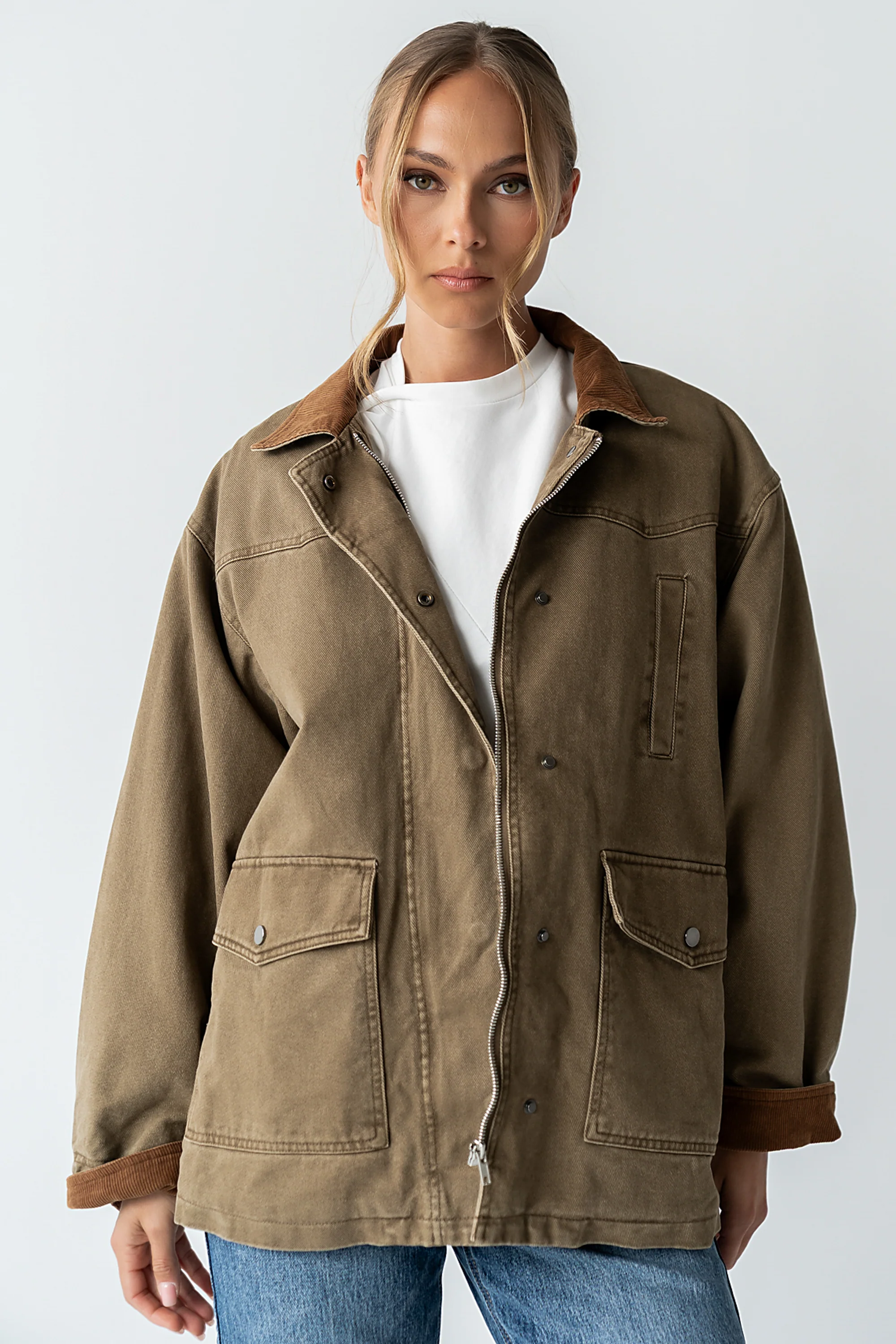 Mannie Oversized Chore Jacket - FINAL SALE - Image 4