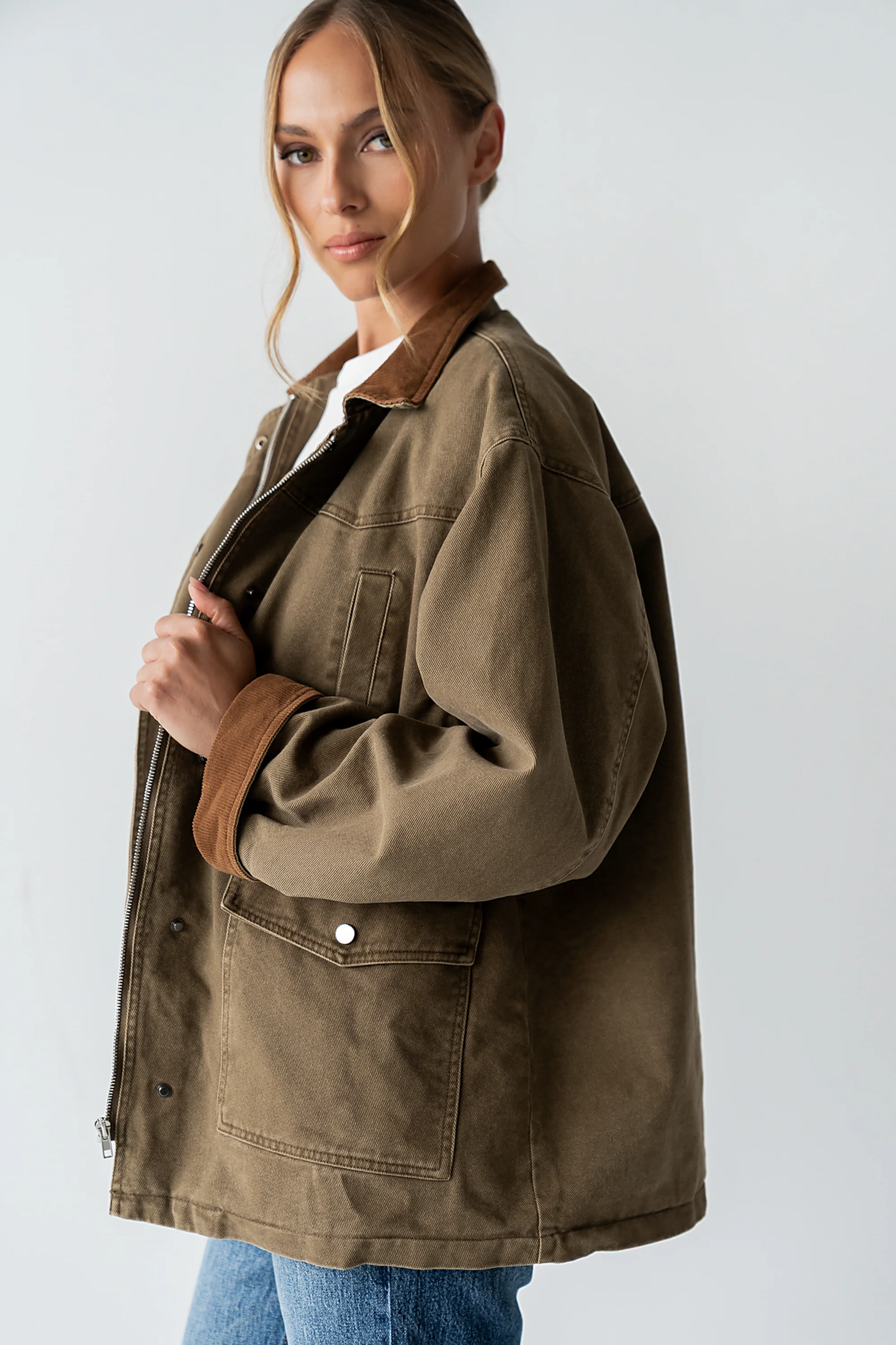 Mannie Oversized Chore Jacket - FINAL SALE - Image 6