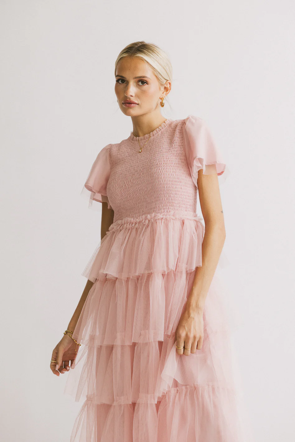 Marcella Ruffle Midi Dress - FINAL SALE - Image 5