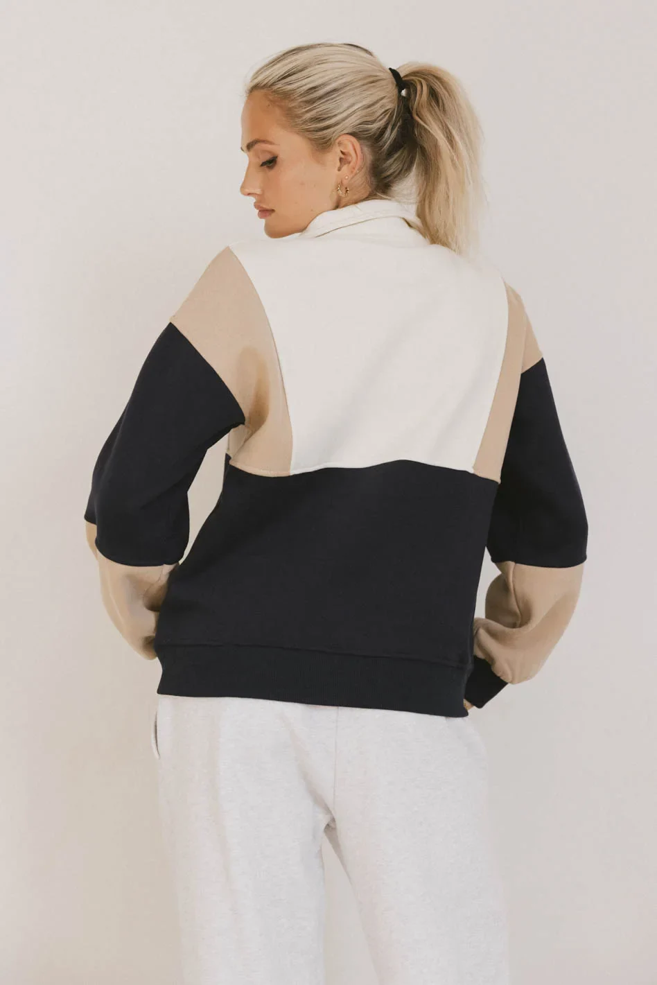 Marcus Quarter Snap Sweatshirt - FINAL SALE - Image 2