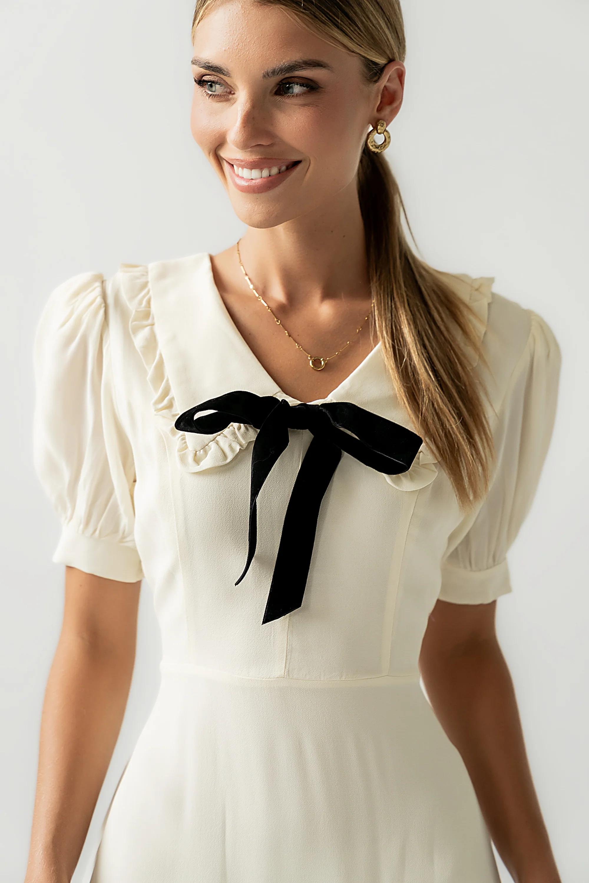 Maren Collared Midi Dress - FINAL SALE - Image 5