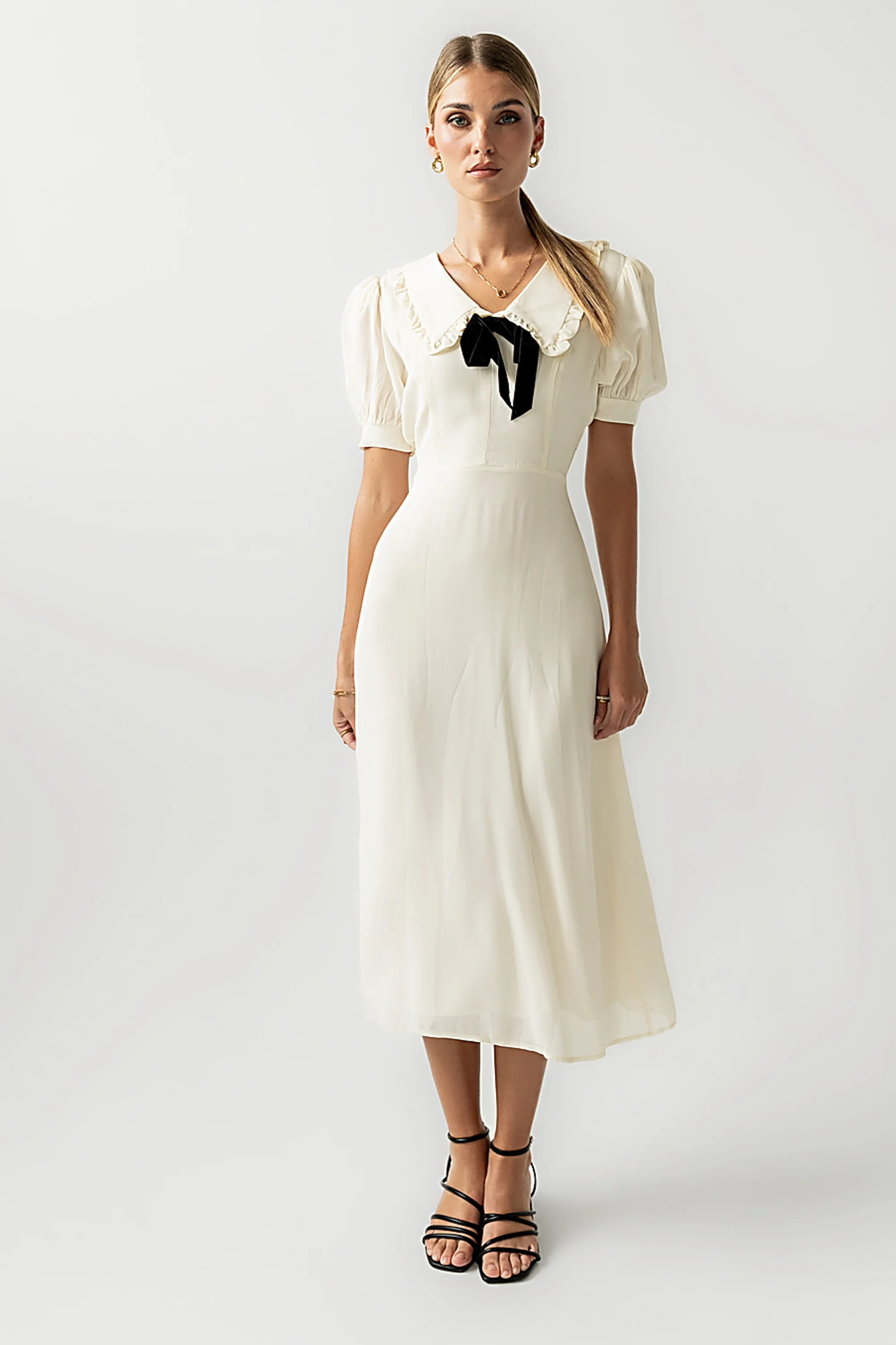 Maren Collared Midi Dress - FINAL SALE - Image 6