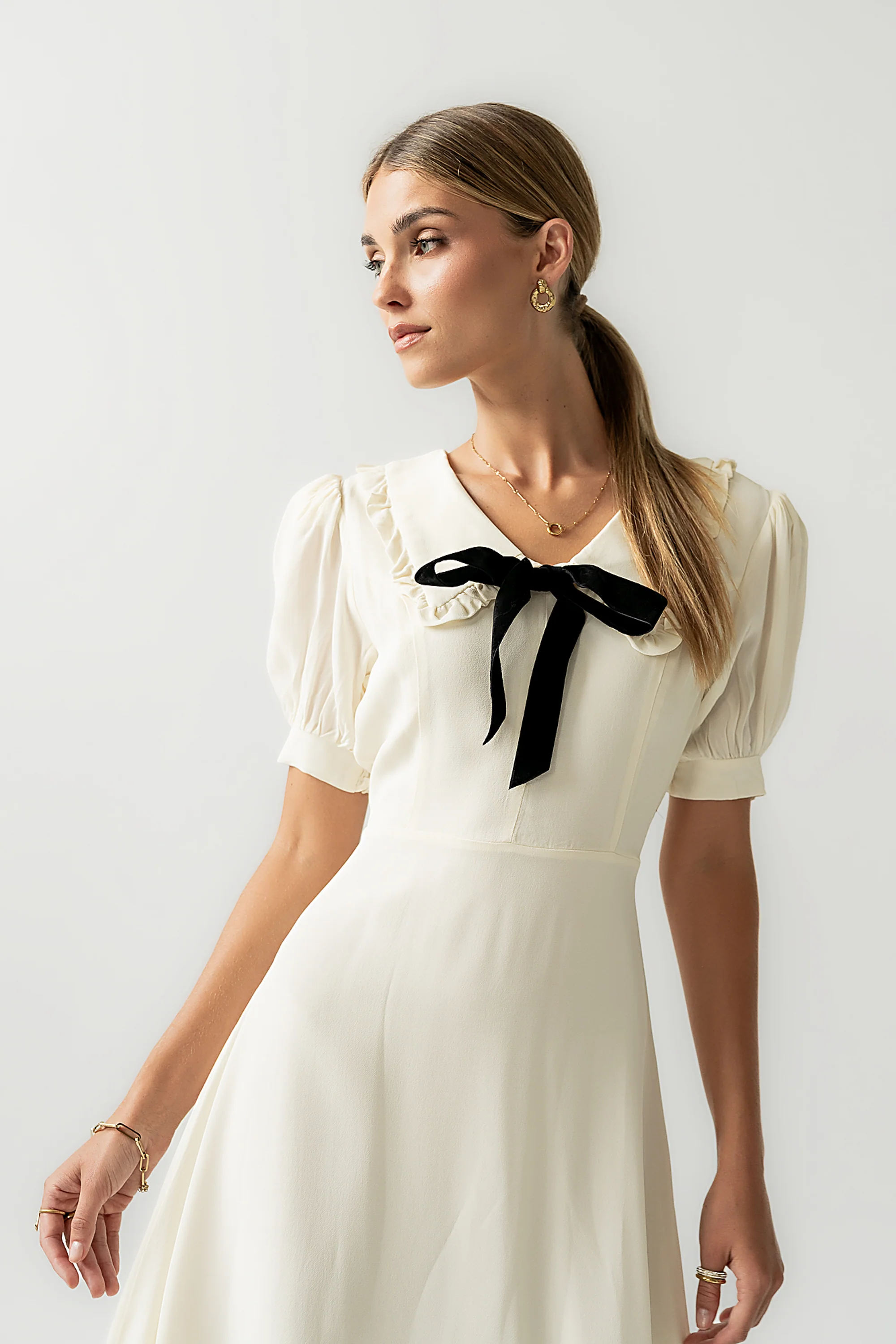 Maren Collared Midi Dress - FINAL SALE - Image 9