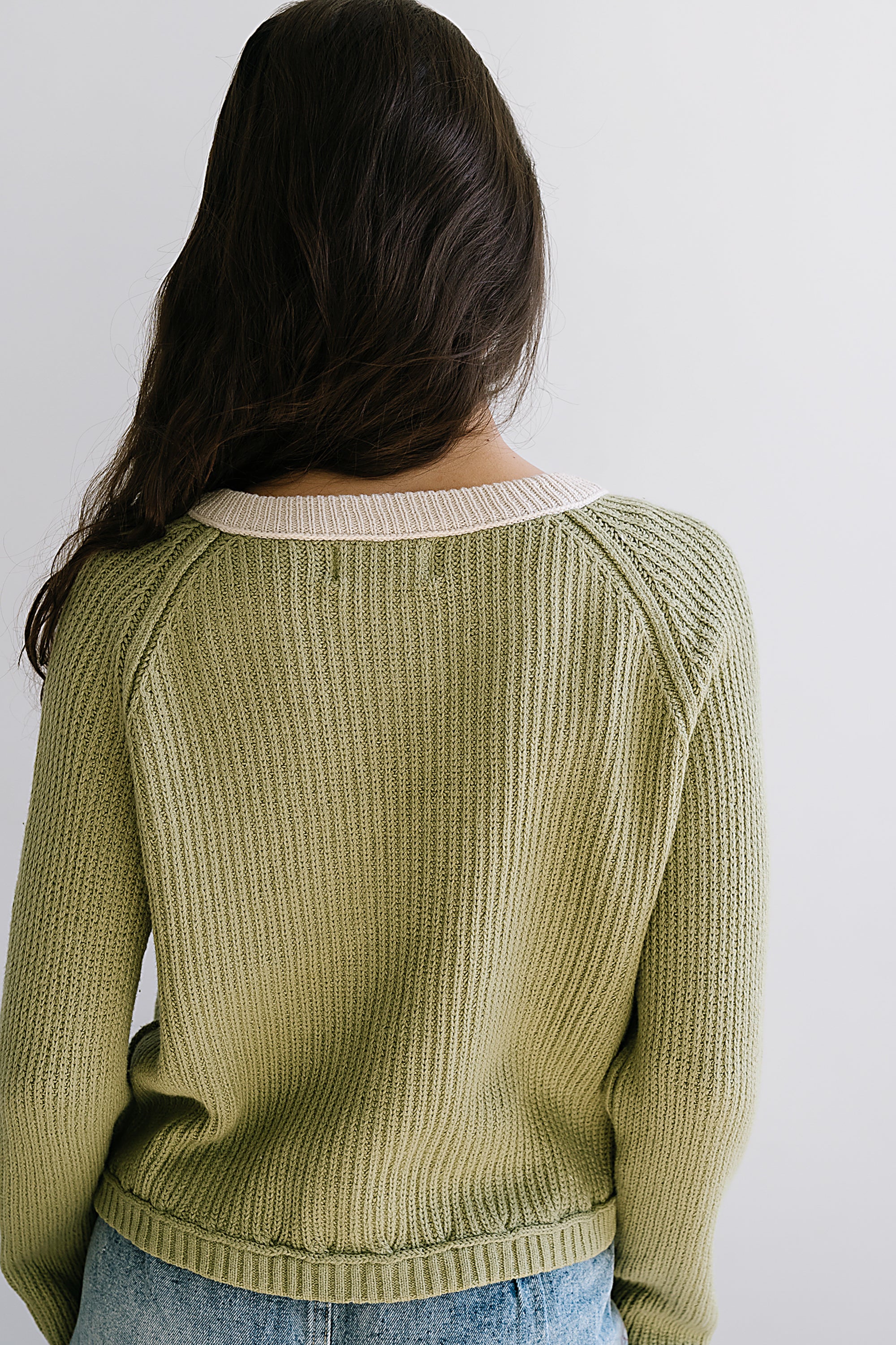 Margaret Contrast Cardigan - FINAL SALE - Image 4