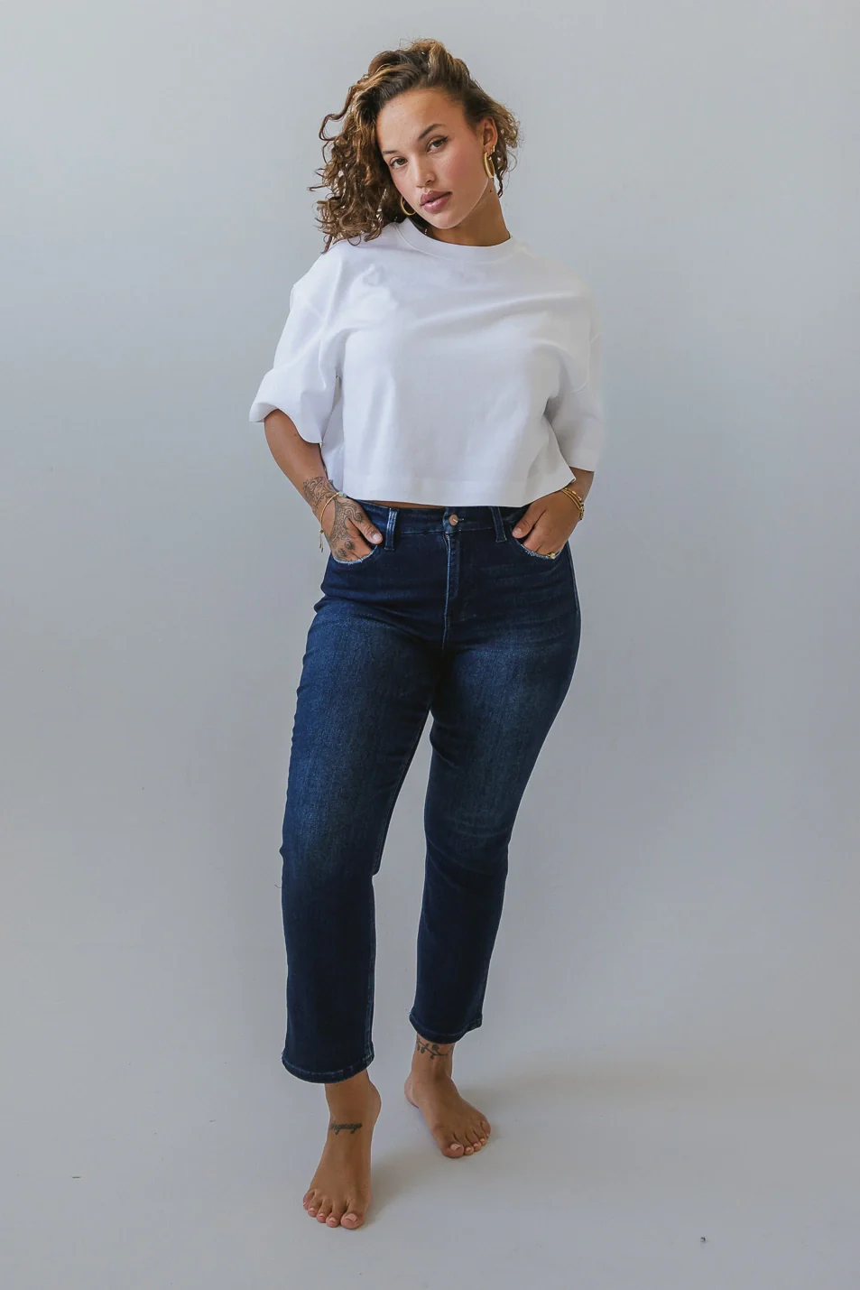 Maria Slim Straight Leg Jeans - FINAL SALE - Image 3