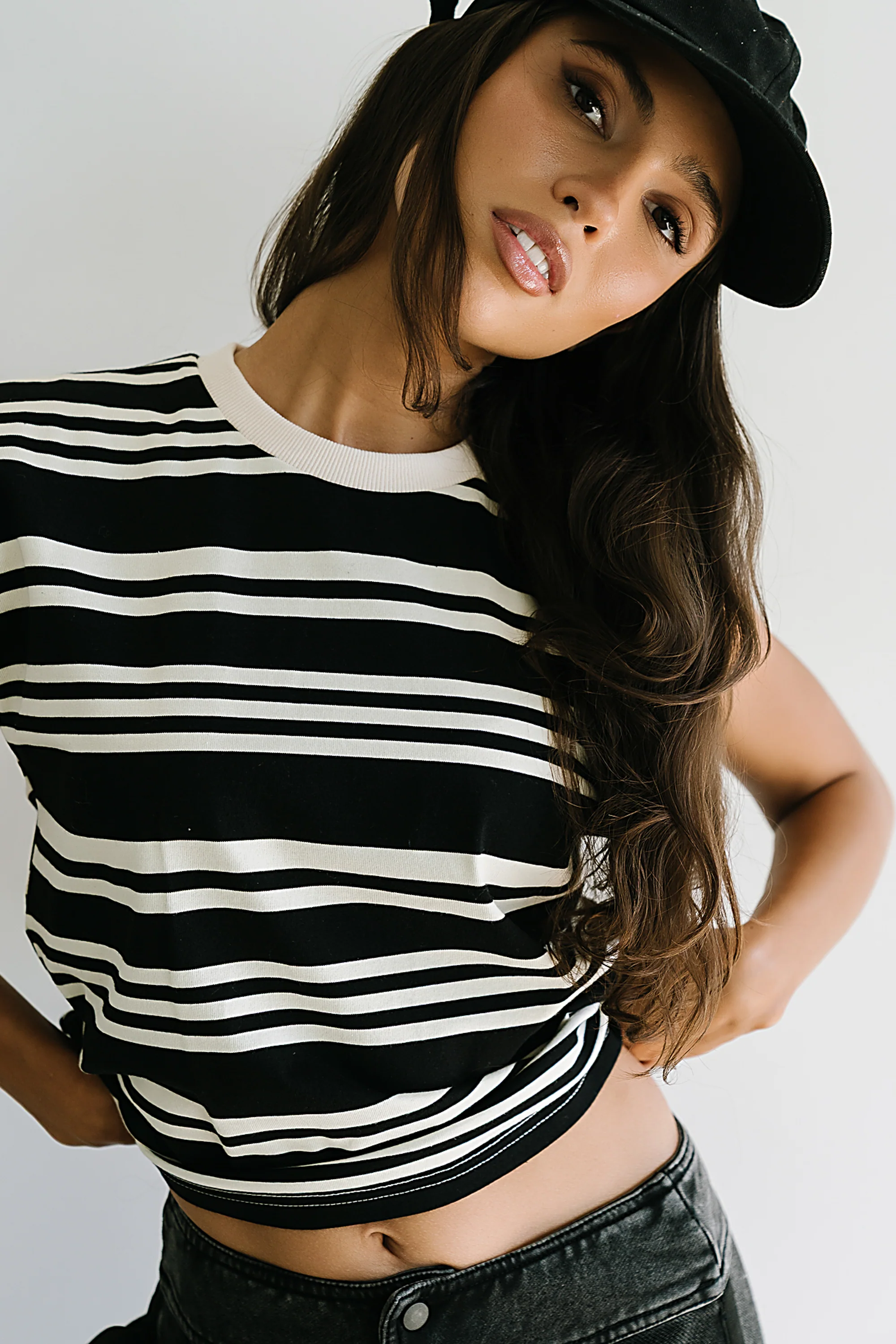 Maria Striped Top - FINAL SALE - Image 2