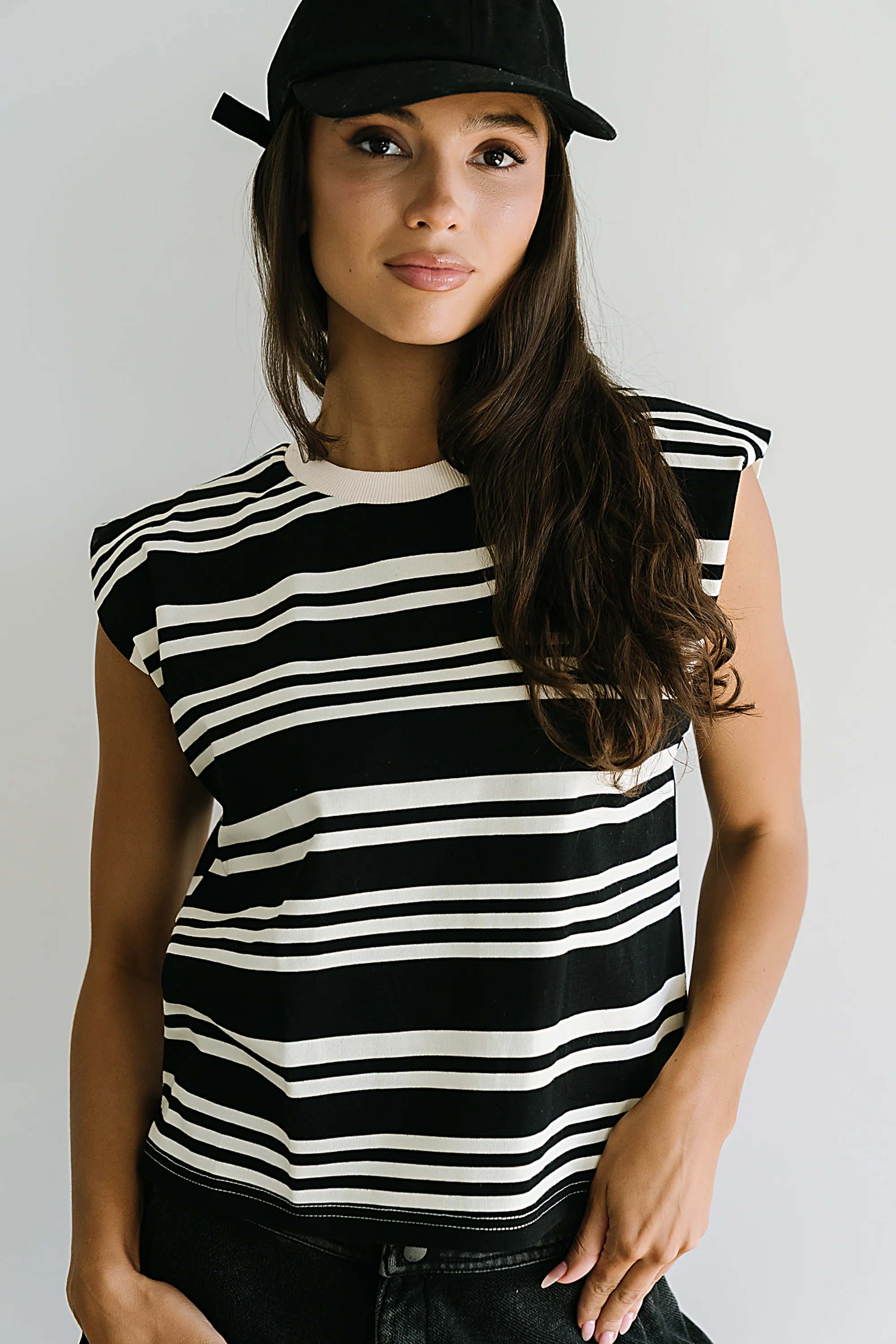 Maria Striped Top - FINAL SALE - Image 4