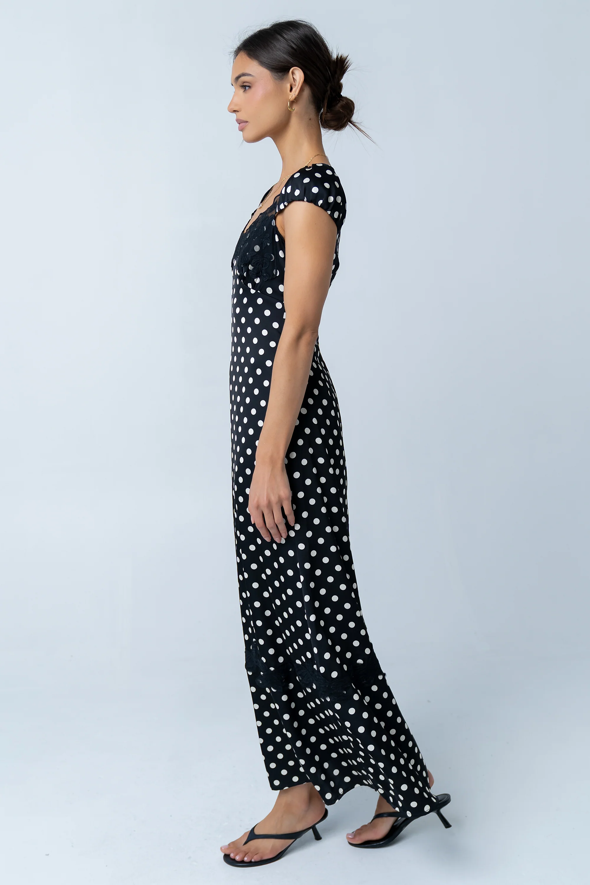 Marianna Polka Dot Maxi Dress - Image 5
