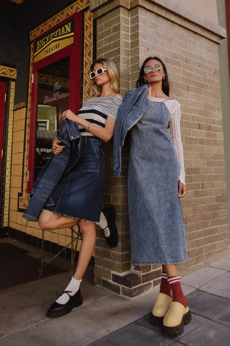 Marisol Denim Midi Dress - FINAL SALE - Image 3