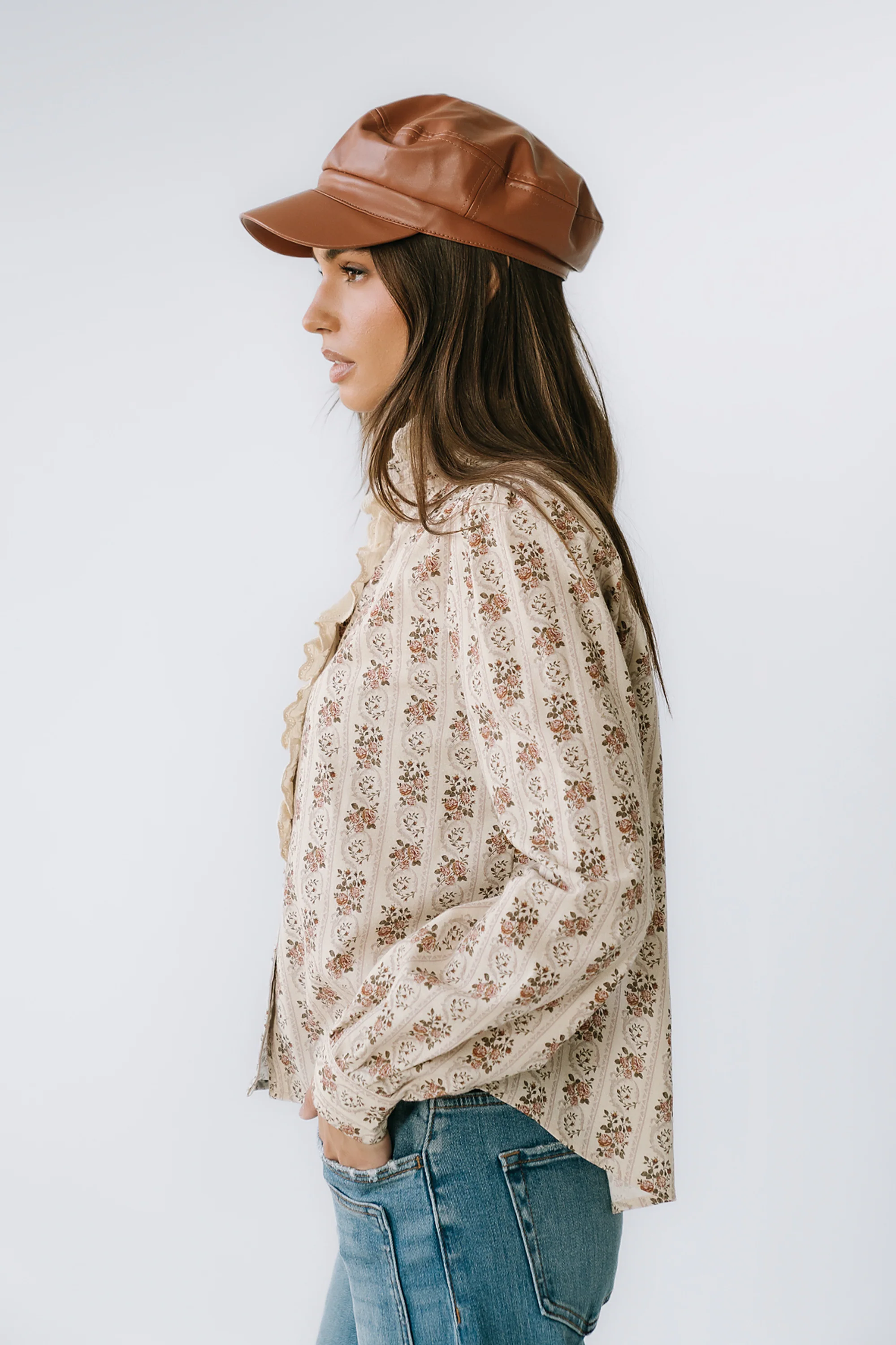 Markel Lace Trim Blouse - FINAL SALE - Image 3