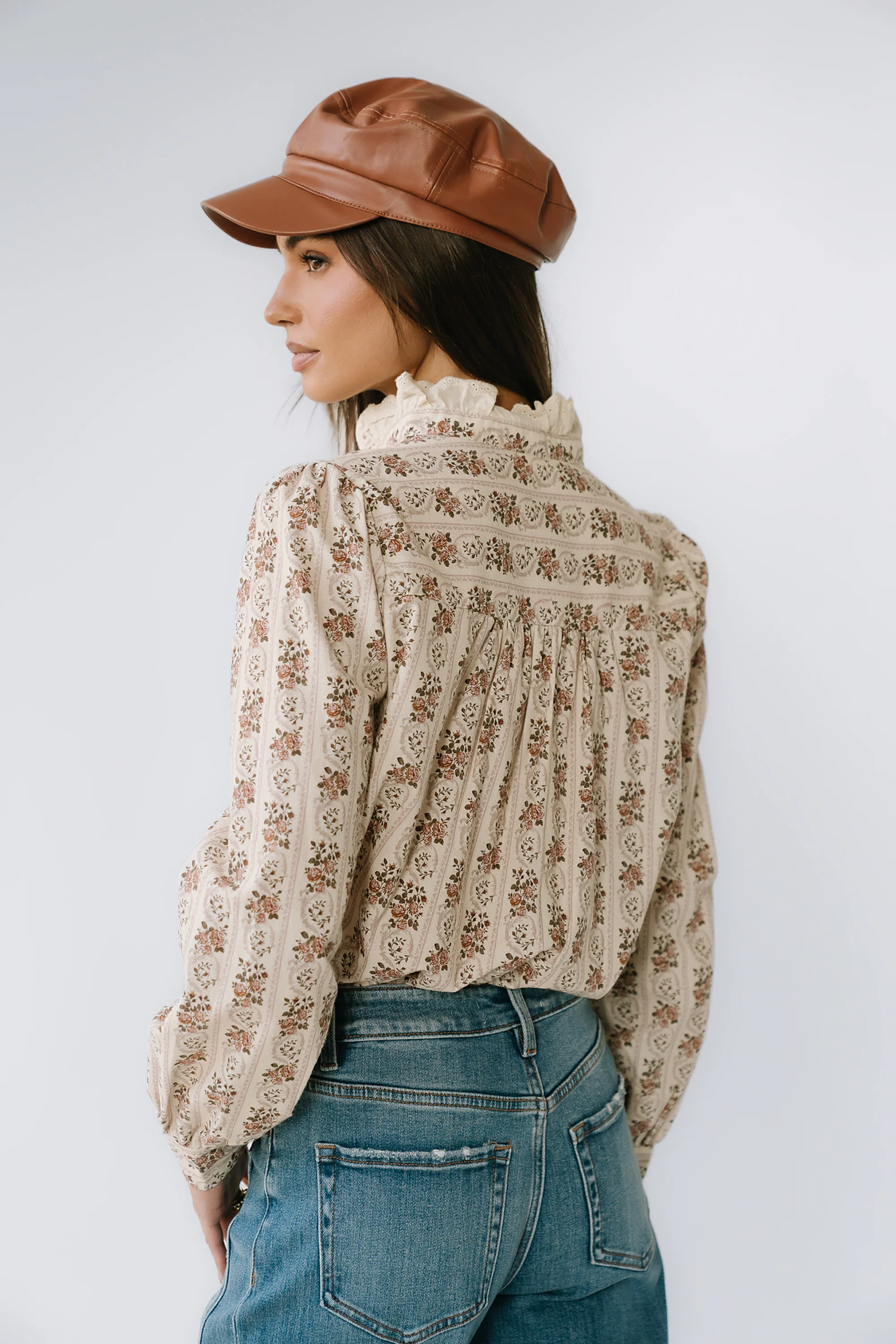 Markel Lace Trim Blouse - FINAL SALE - Image 4