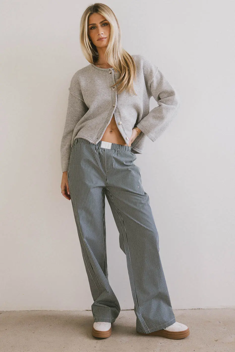 Marline Striped Boxer Pants - FINAL SALE
