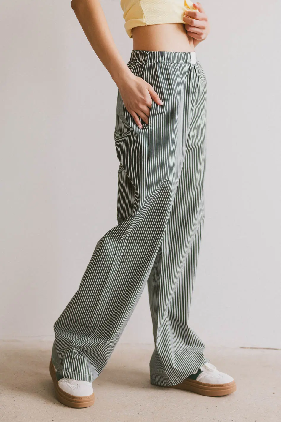 Marline Striped Boxer Pants - FINAL SALE - Image 4