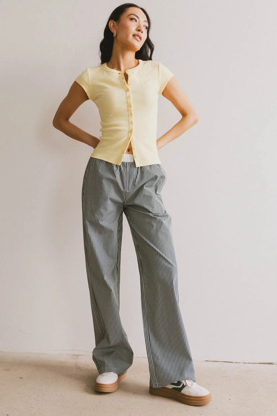 Marline Striped Boxer Pants - FINAL SALE - Image 6