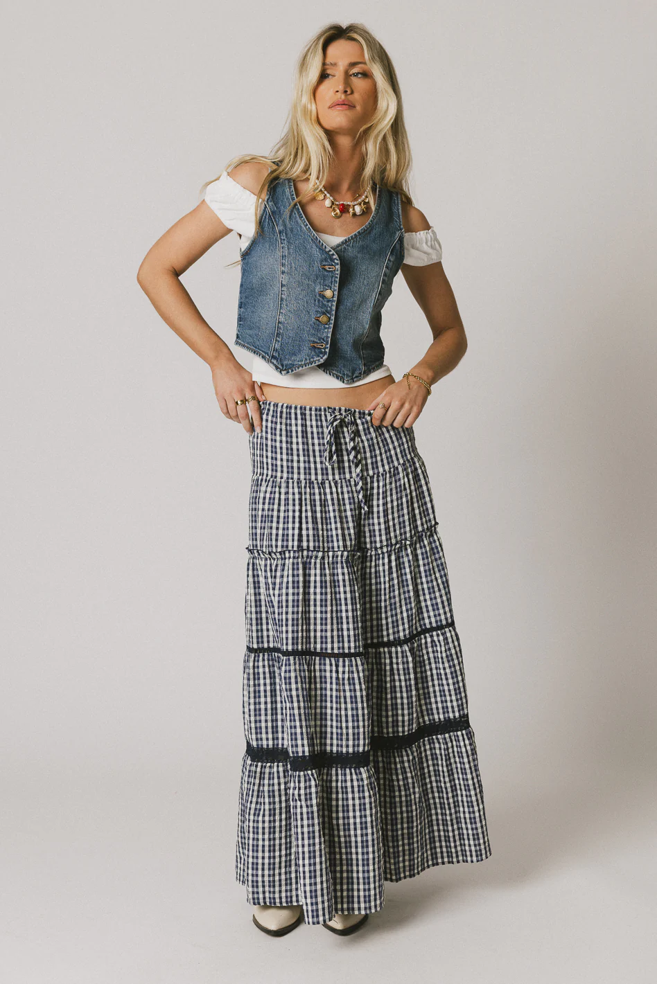 Maryanne Denim Vest - FINAL SALE - Image 4