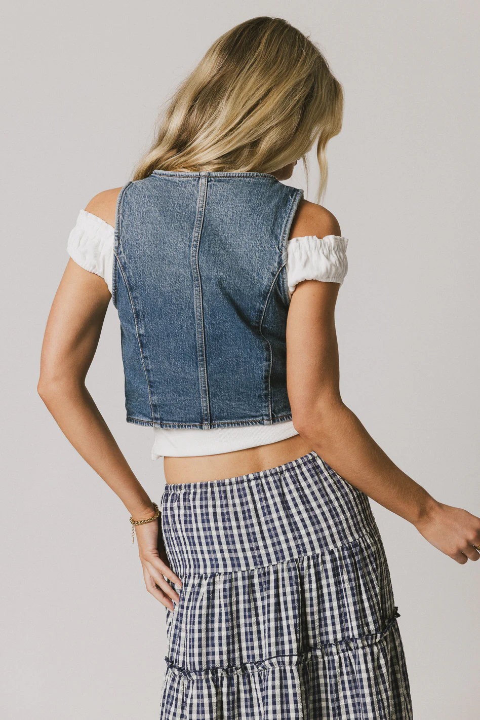 Maryanne Denim Vest - FINAL SALE - Image 5