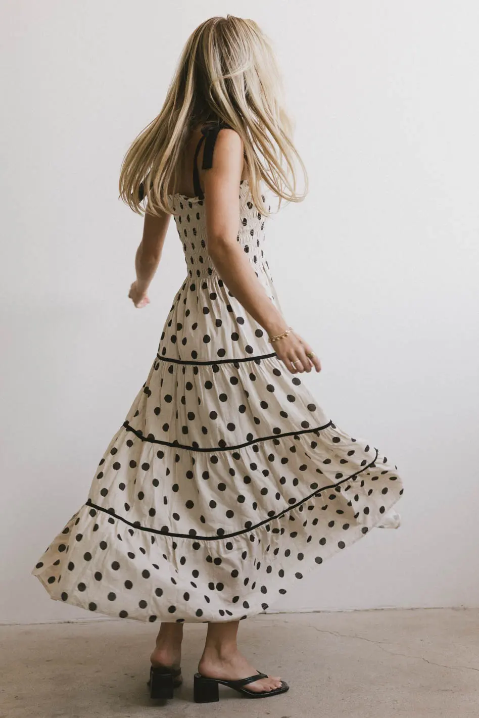 Matilda Polka Dot Midi Dress - FINAL SALE - Image 3