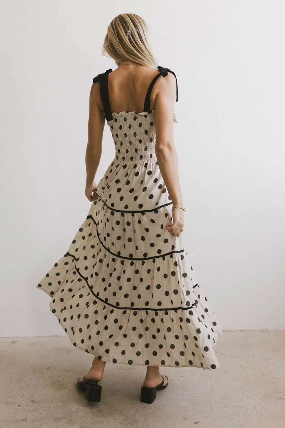 Matilda Polka Dot Midi Dress - FINAL SALE - Image 4