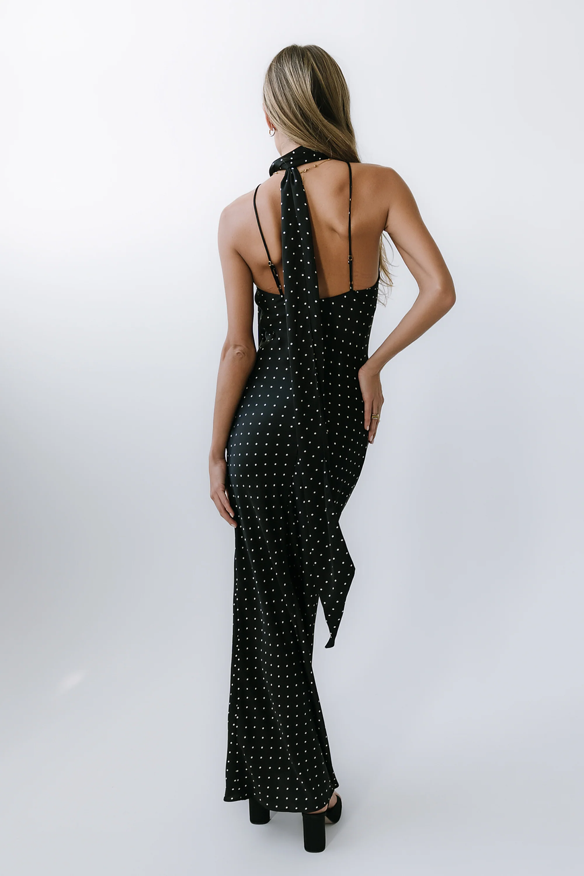 Max Polka Dot Maxi Dress - Image 4