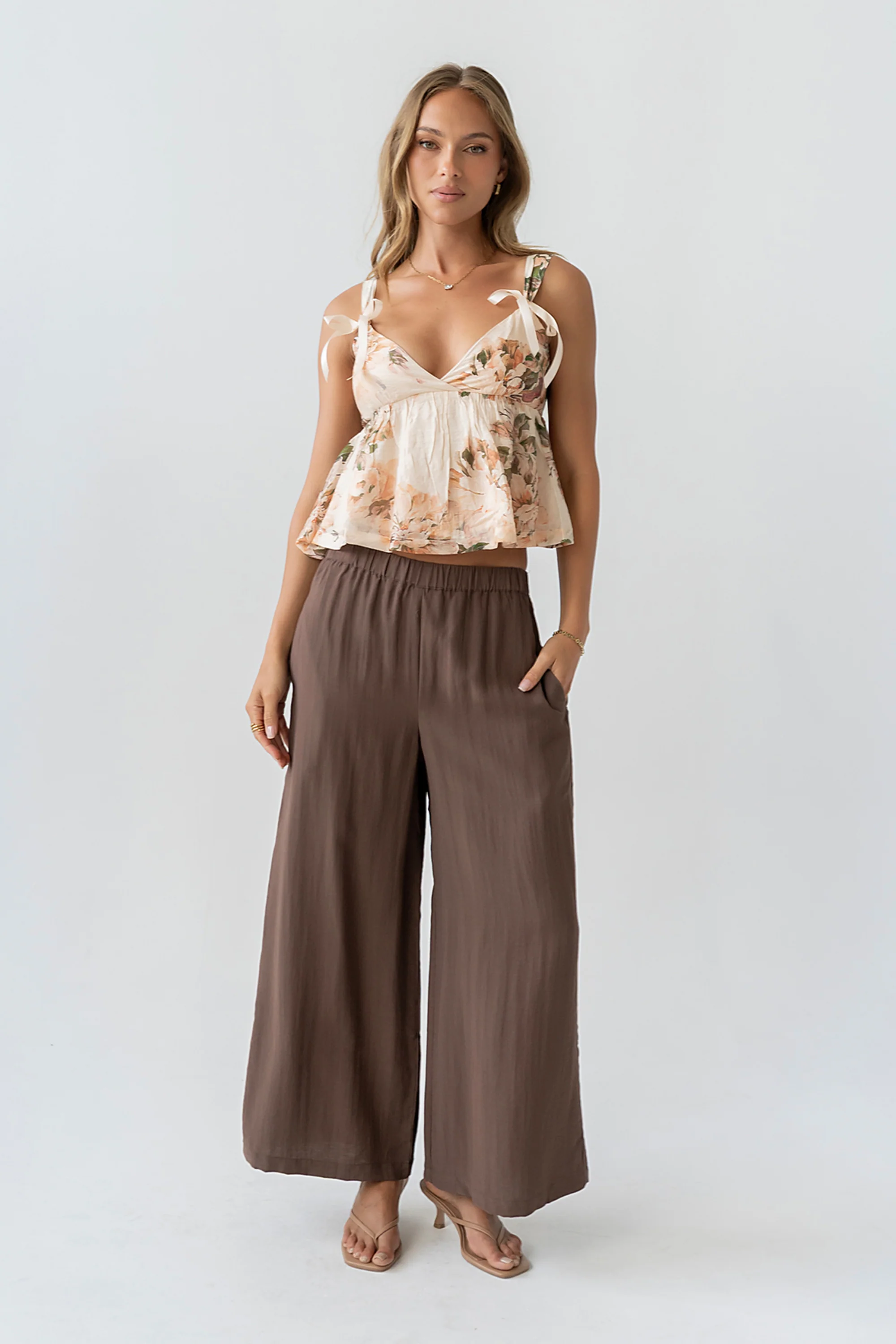 Maylee Ribbon Floral Tank - Image 6
