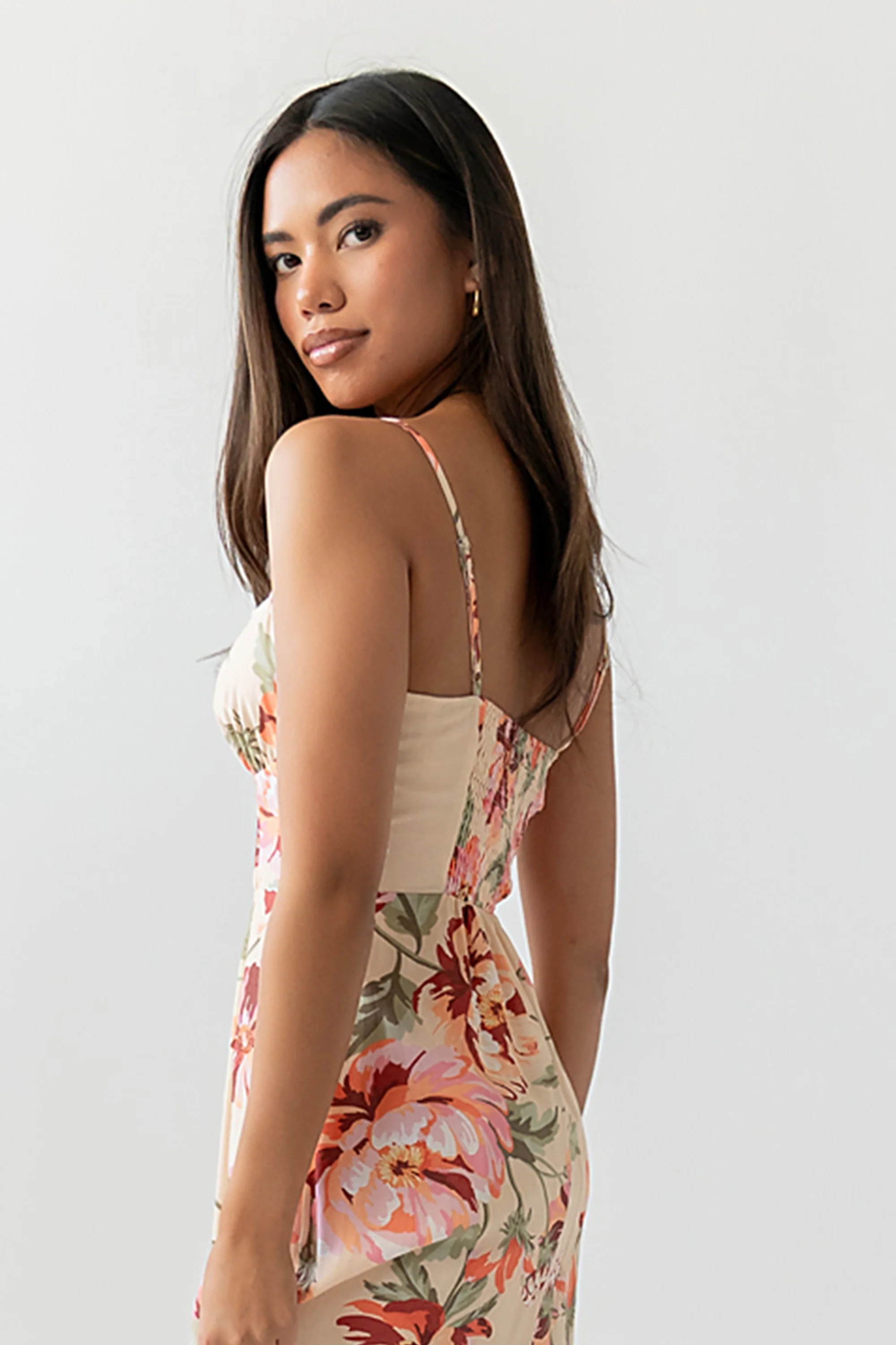 Maysen Floral Maxi Dress - Image 3