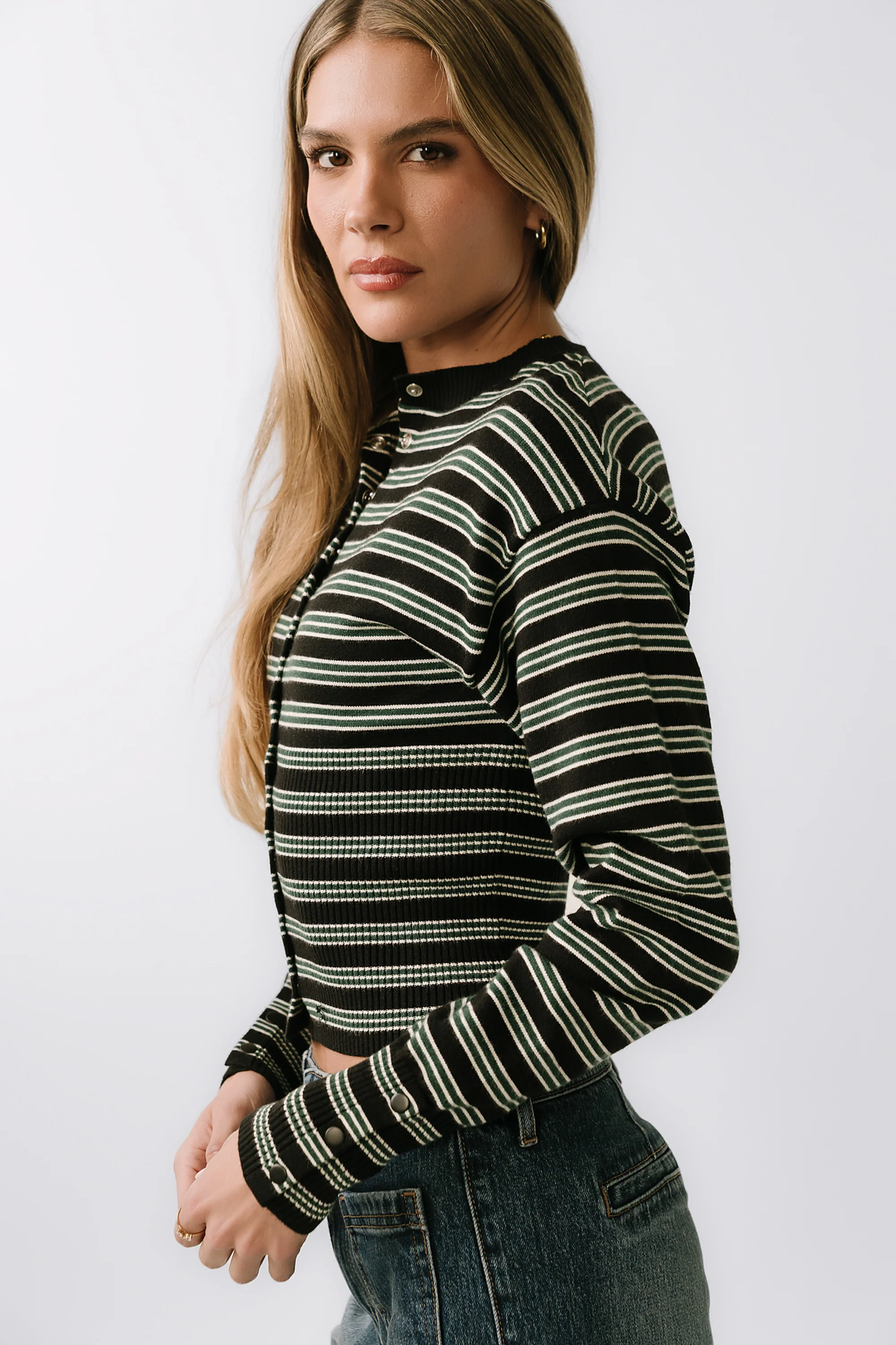 Mckayla Striped Sweater - FINAL SALE - Image 3