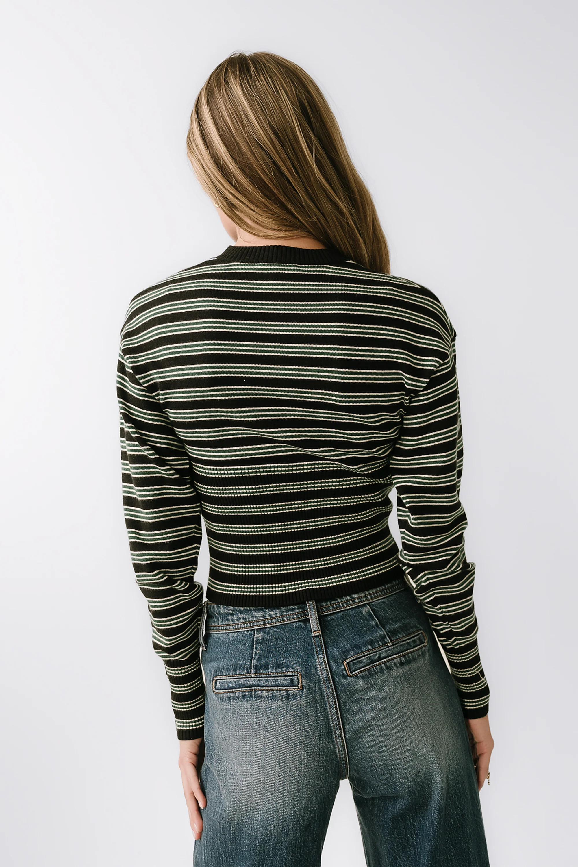 Mckayla Striped Sweater - FINAL SALE - Image 4