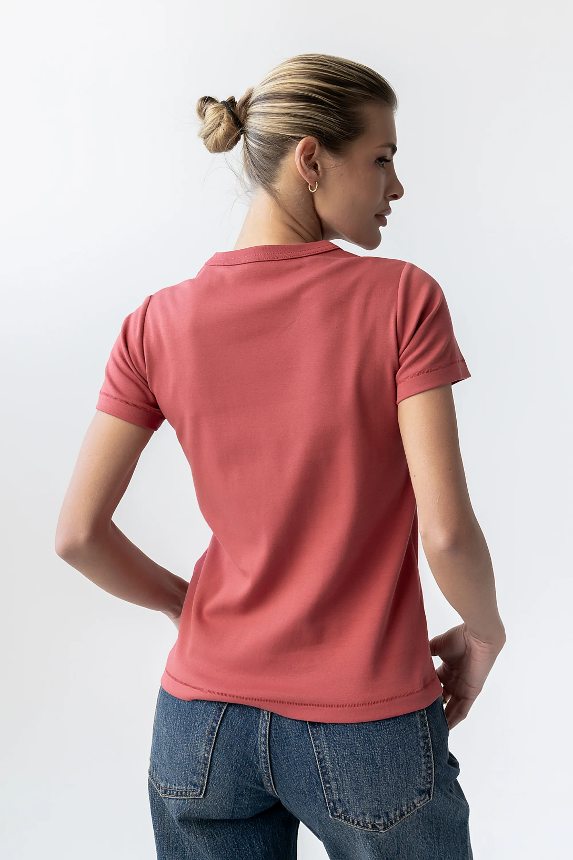 Mckenna T-Shirt in Berry - Image 2