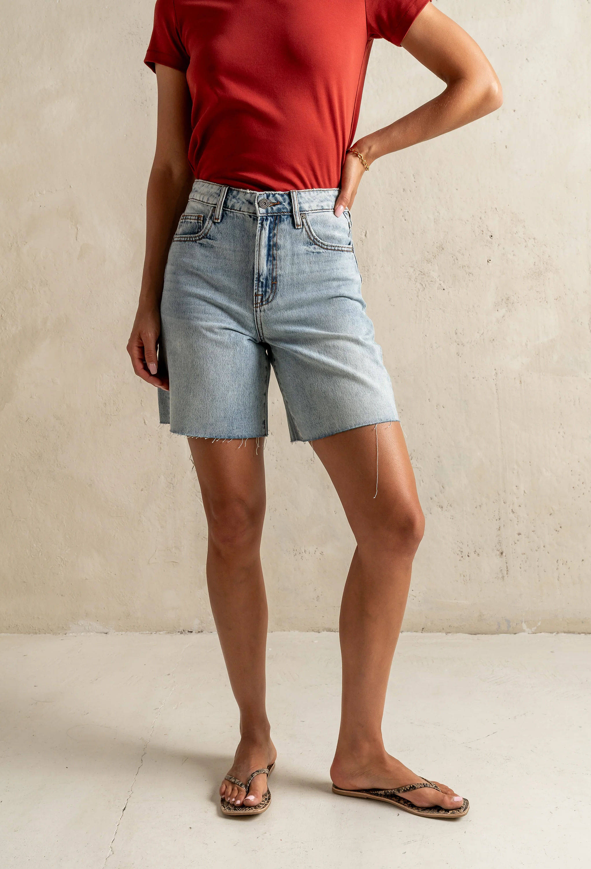 Mckenna T-Shirt in Brick - FINAL SALE - Image 4