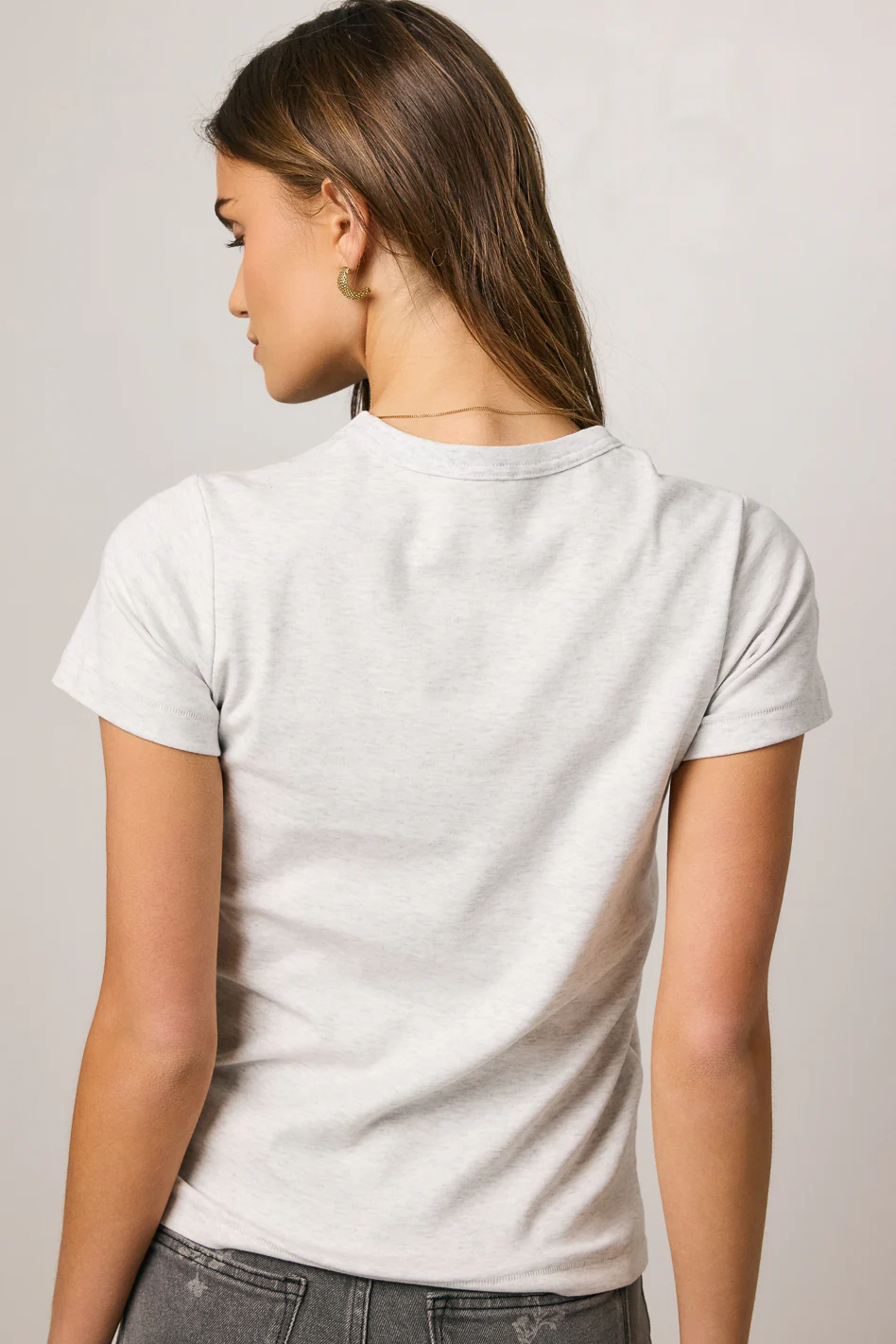 Mckenna T-Shirt in Heather Grey - Image 7