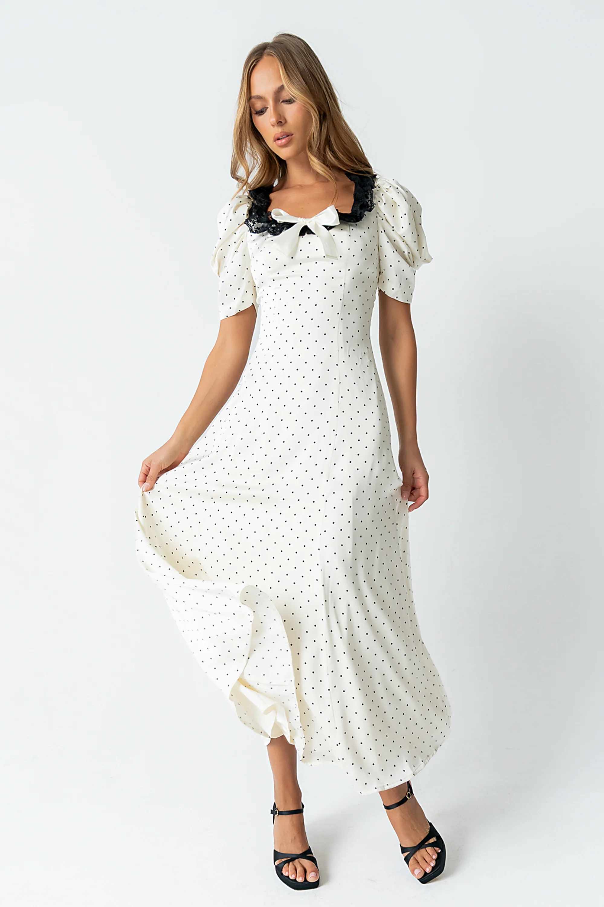 Mckinley Polka Dot Maxi Dress - FINAL SALE - Image 3