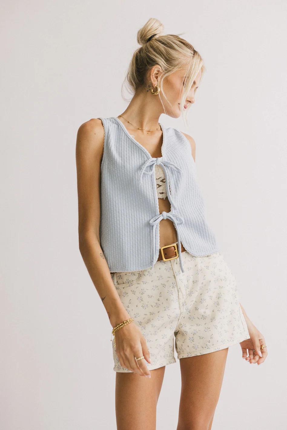 Meg Tie Front Cardigan - FINAL SALE