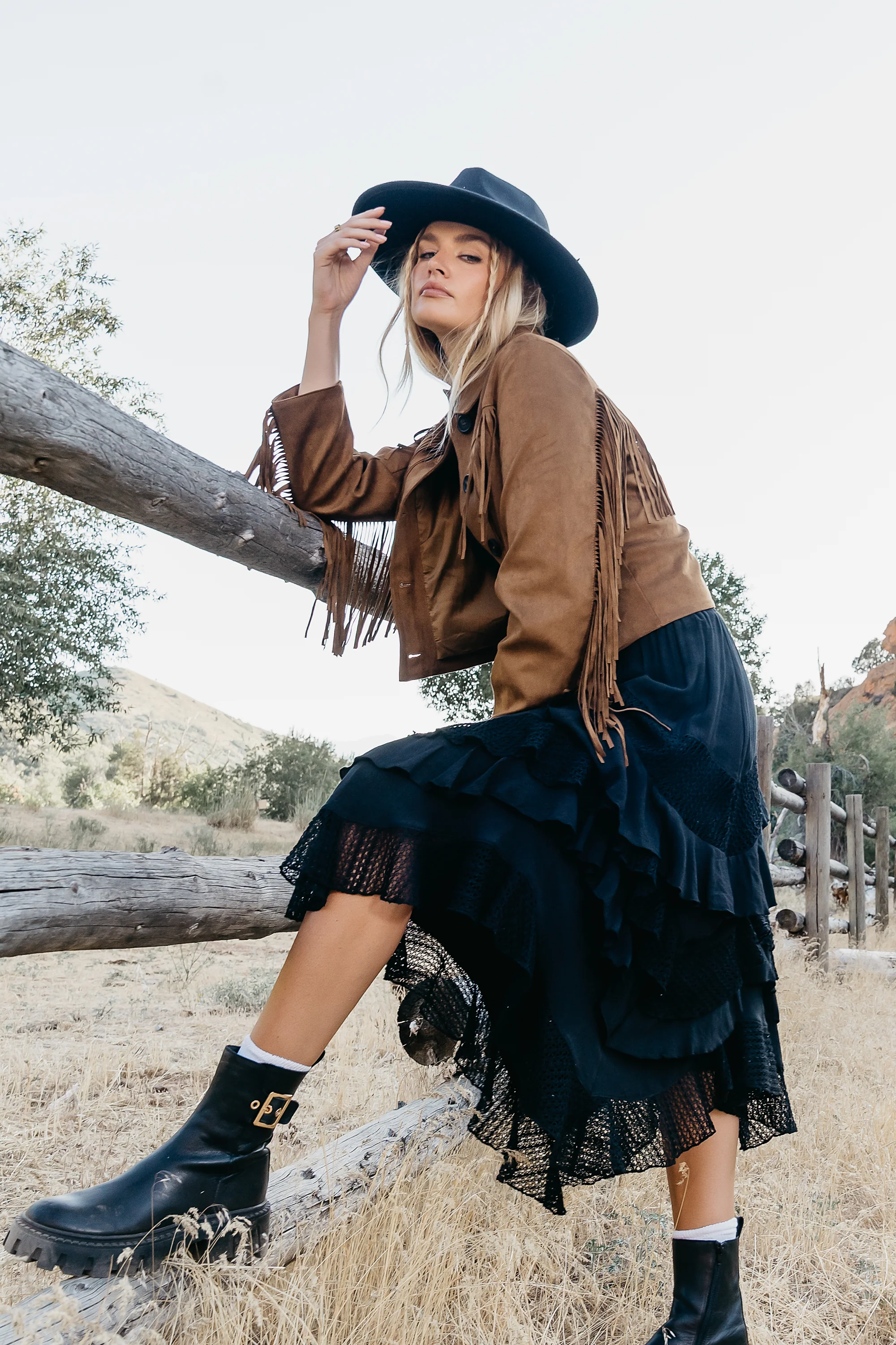 Megan Tiered Midi Skirt - FINAL SALE - Image 2