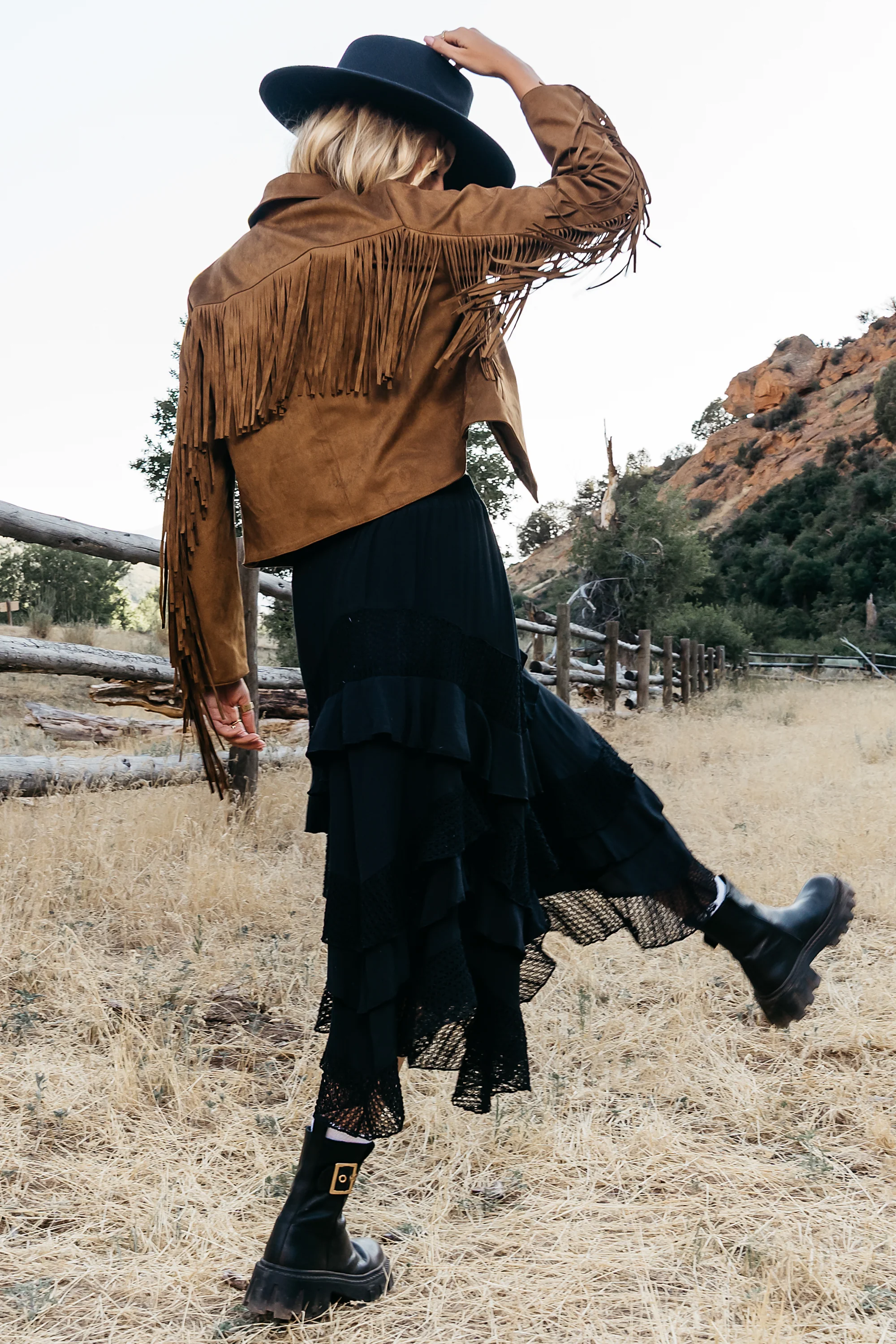 Megan Tiered Midi Skirt - FINAL SALE - Image 5